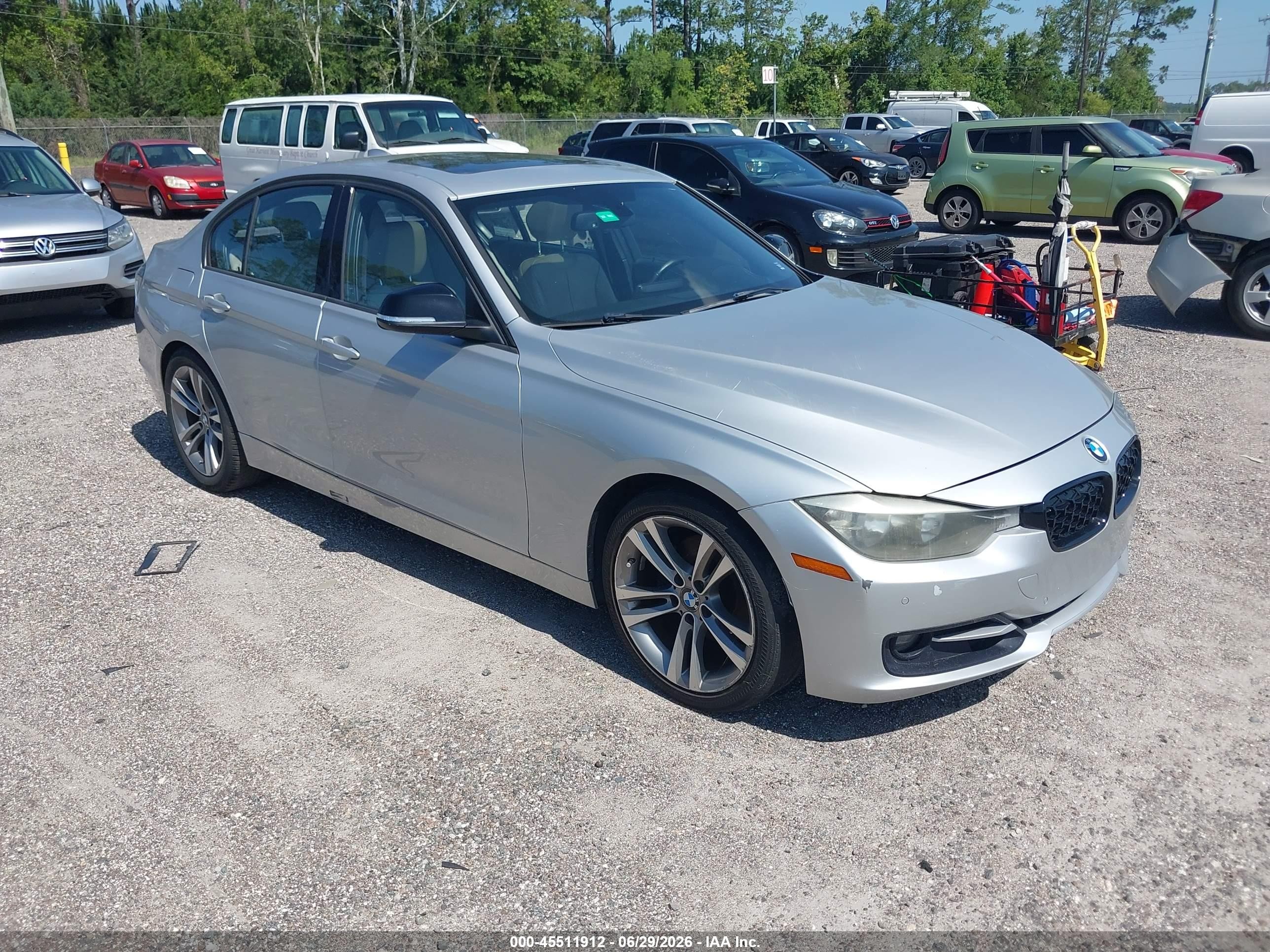 2015 Bmw 328i   Gray vin: WBA3A5G53FNS86587