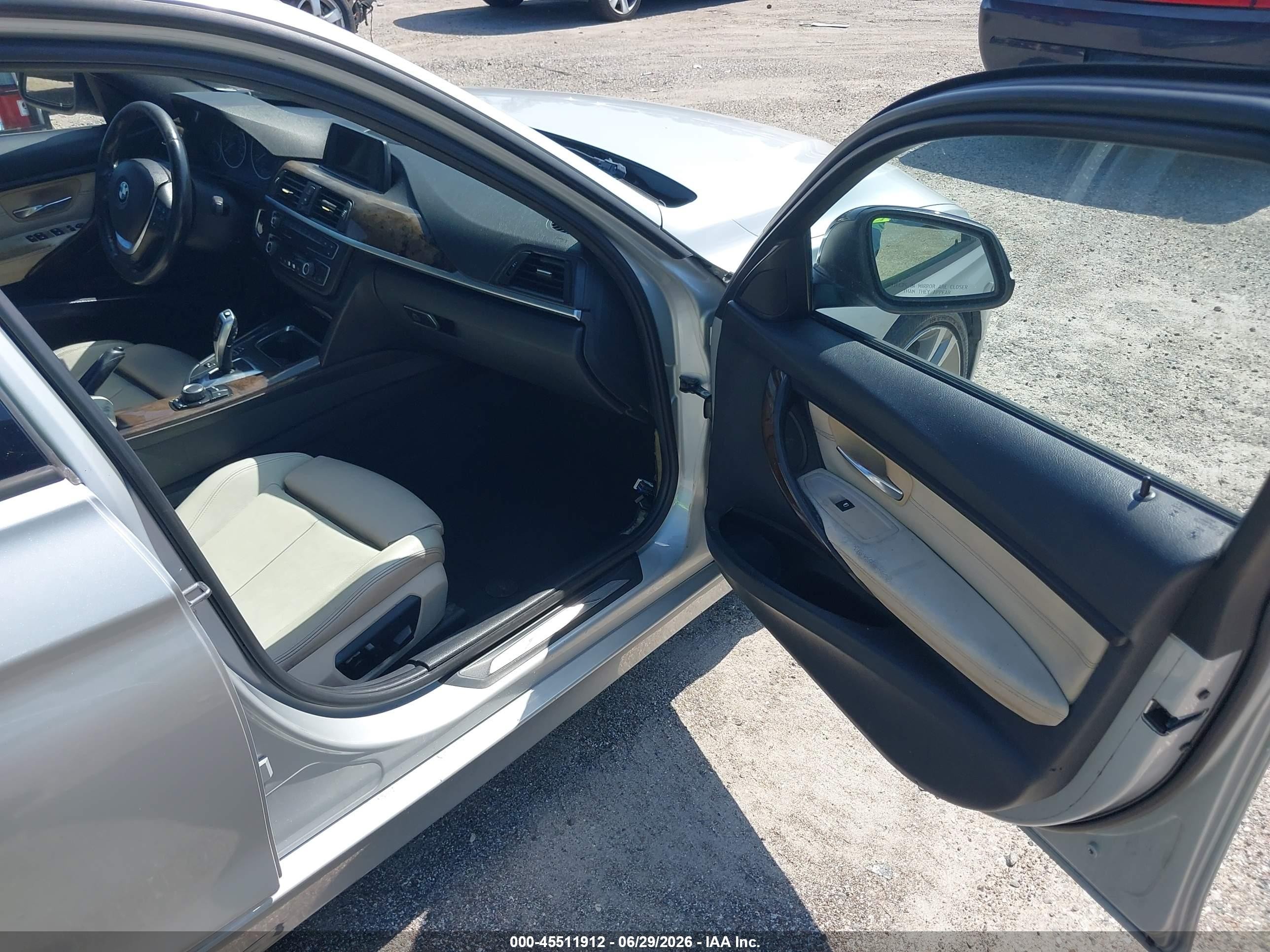 2015 Bmw 328i   Gray vin: WBA3A5G53FNS86587