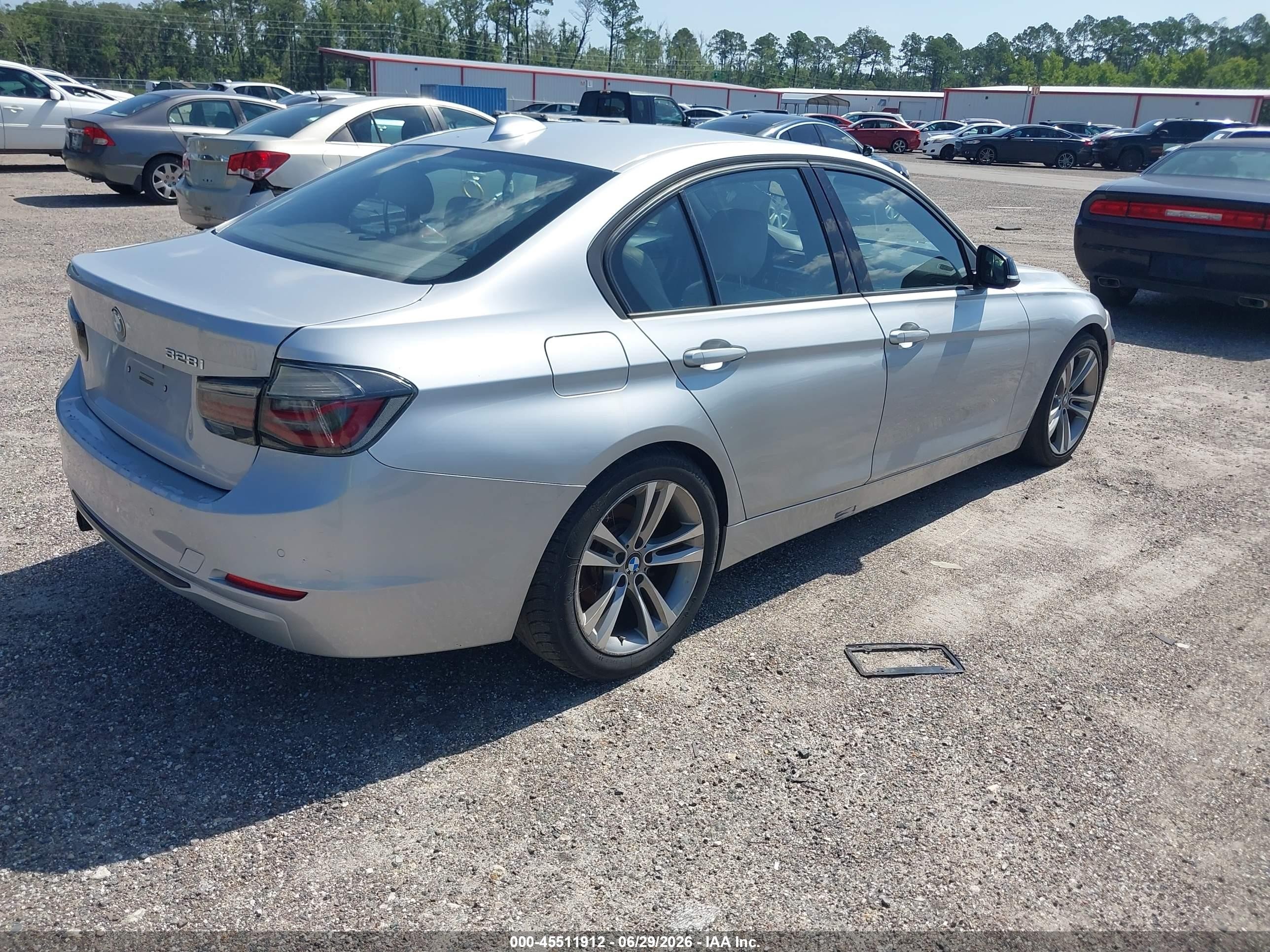 2015 Bmw 328i   Gray vin: WBA3A5G53FNS86587