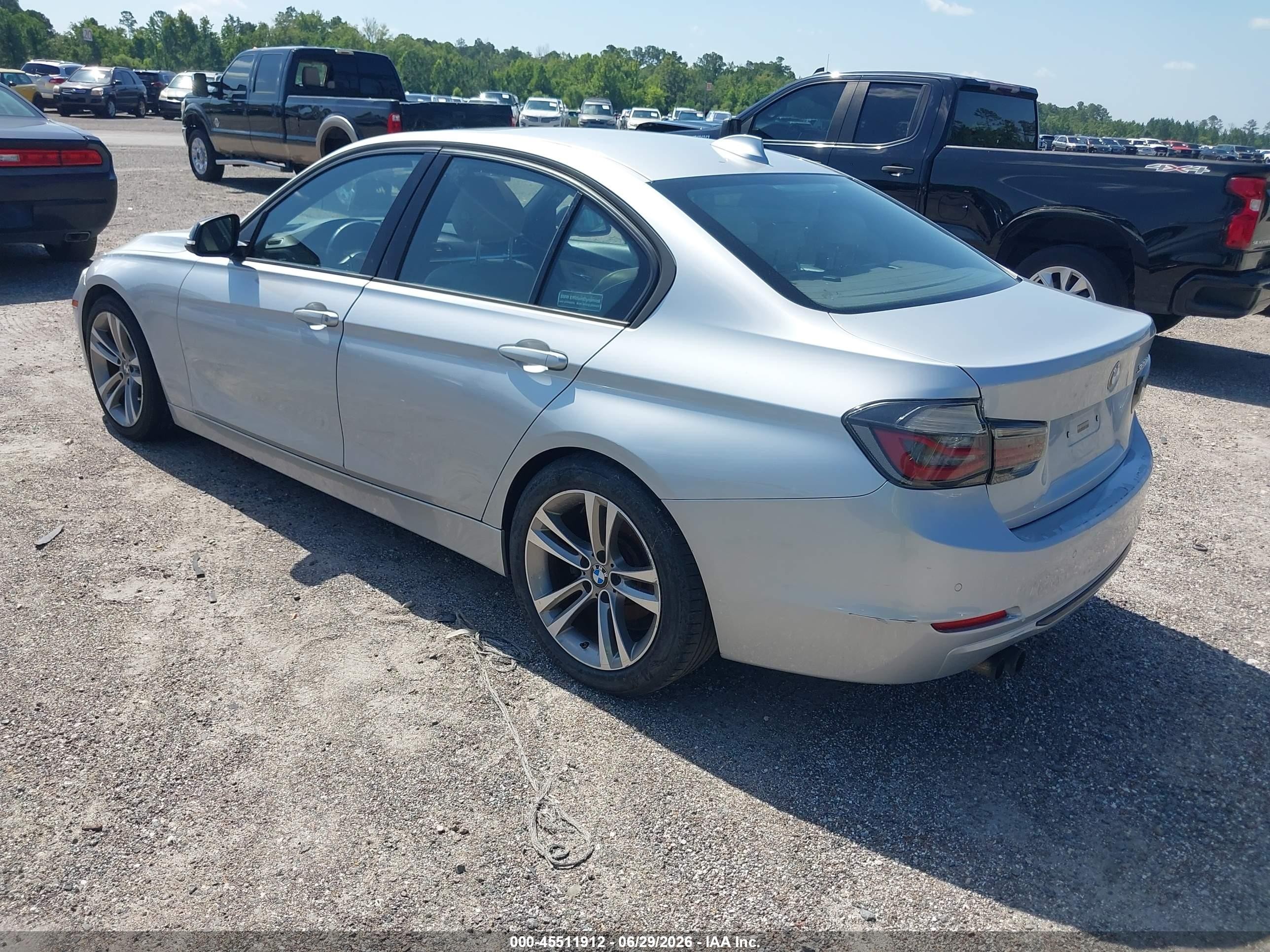 2015 Bmw 328i   Gray vin: WBA3A5G53FNS86587