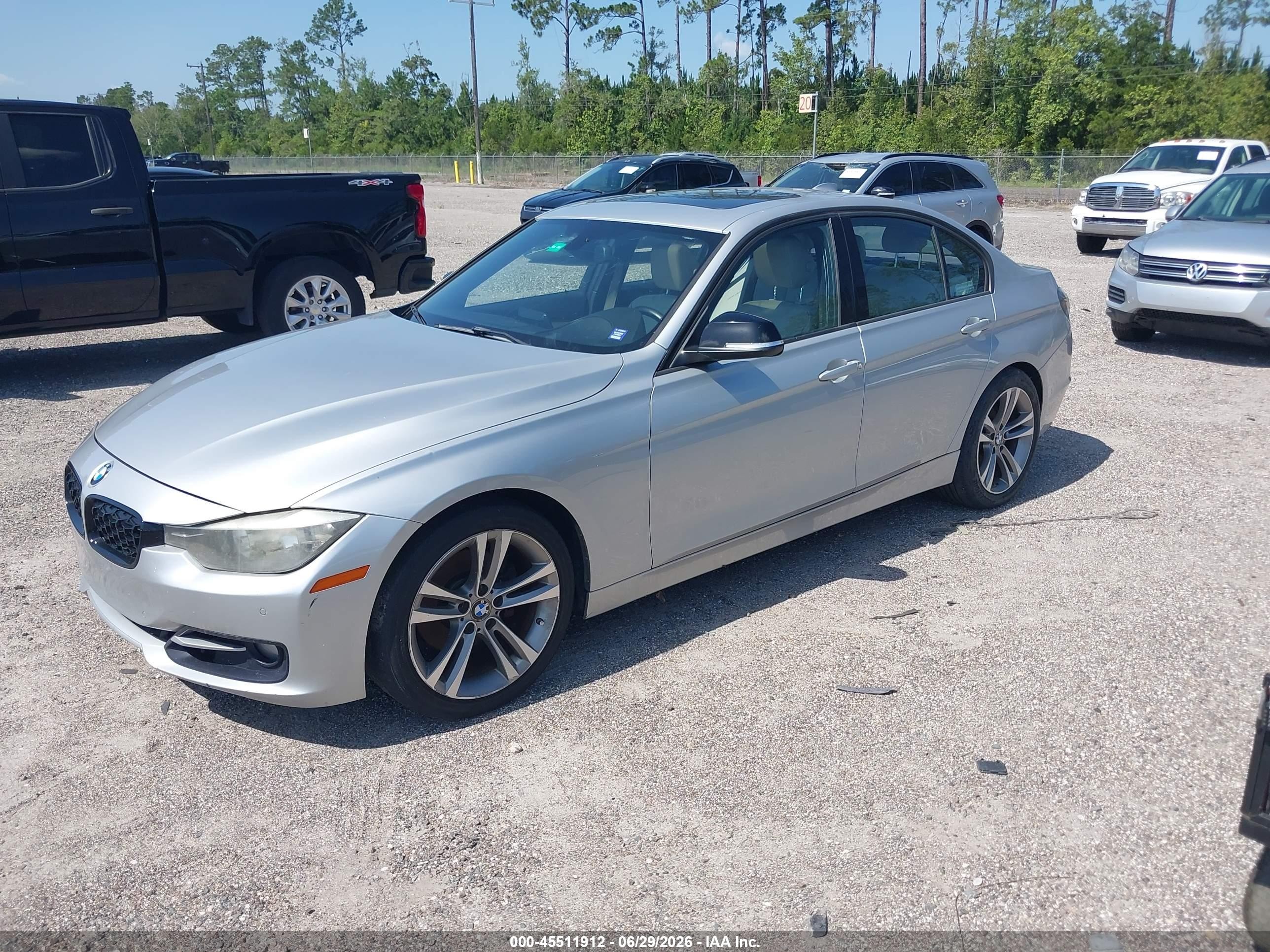 2015 Bmw 328i   Gray vin: WBA3A5G53FNS86587