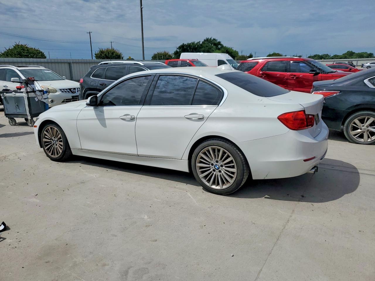 2012 Bmw 328 I White vin: WBA3A5G54CNP17045