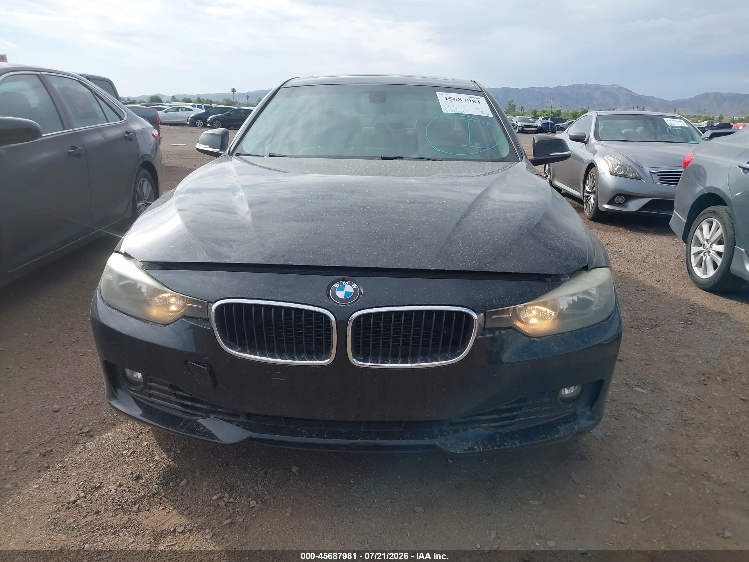 2013 Bmw 328i   Black vin: WBA3A5G54DNP26068