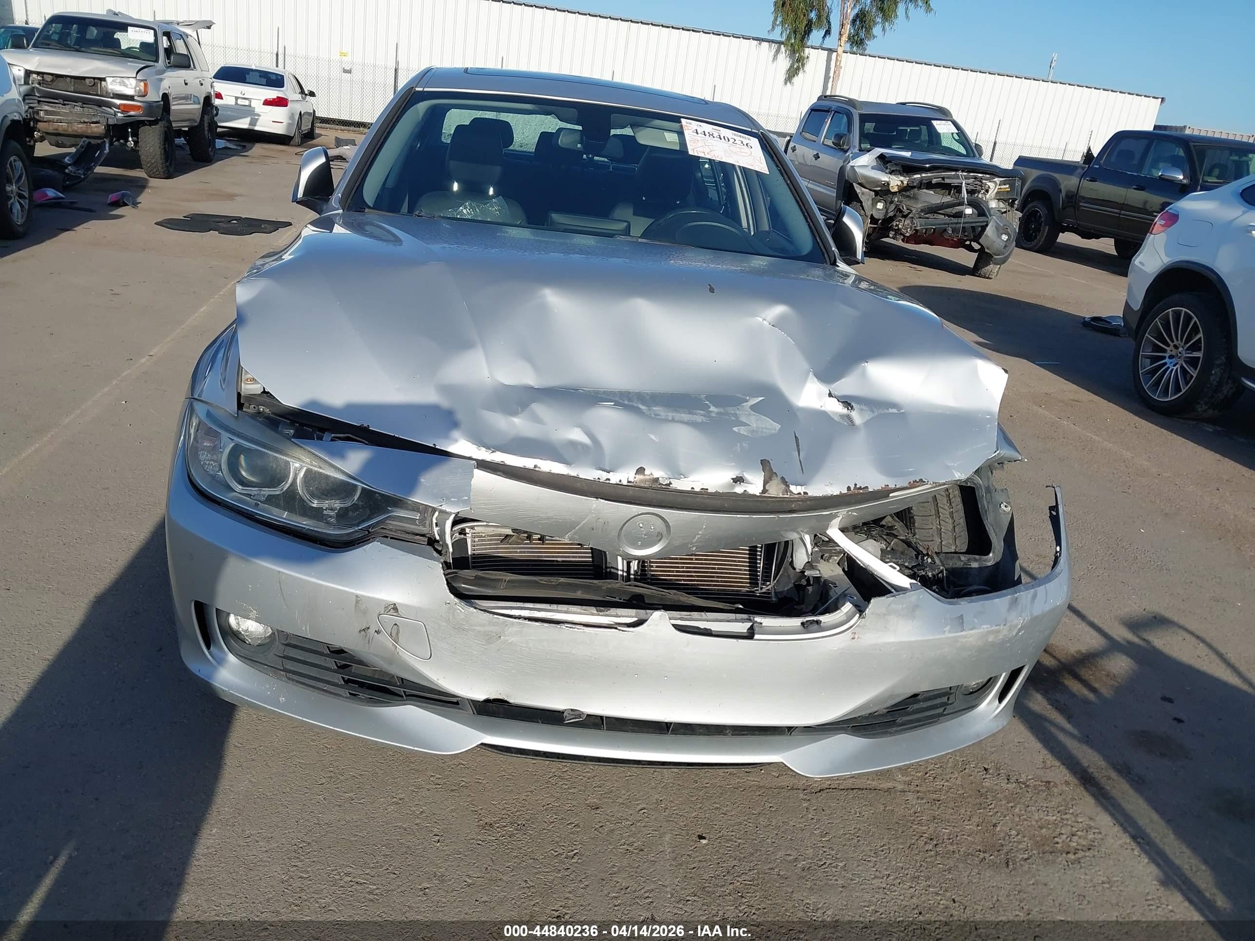 2013 Bmw 328i   Silver vin: WBA3A5G54DNP26409