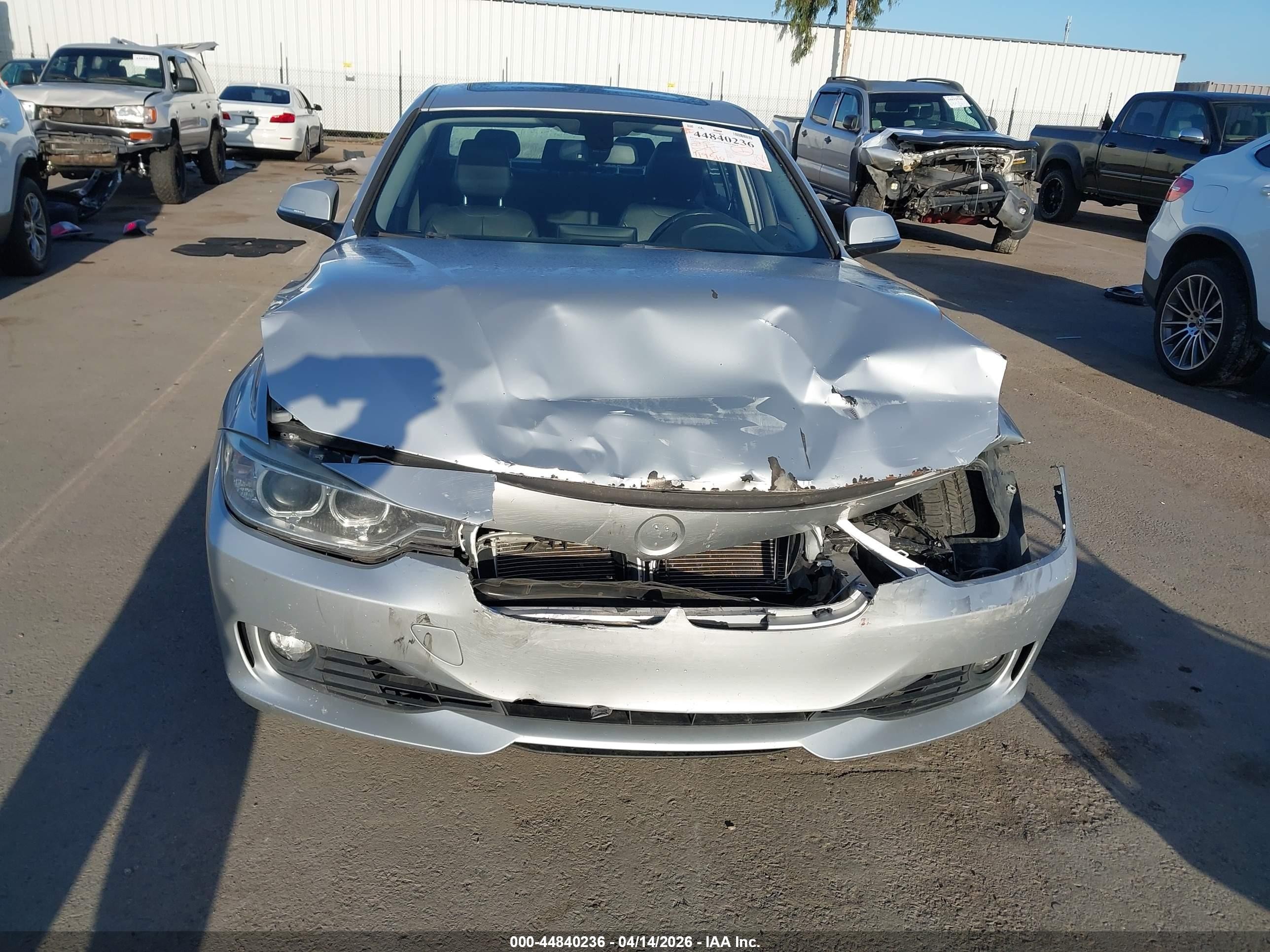 2013 Bmw 328i   Silver vin: WBA3A5G54DNP26409
