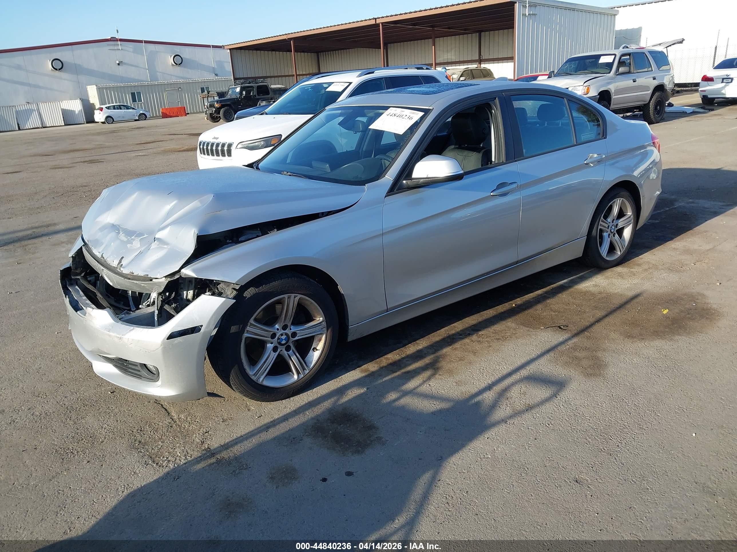 2013 Bmw 328i   Silver vin: WBA3A5G54DNP26409
