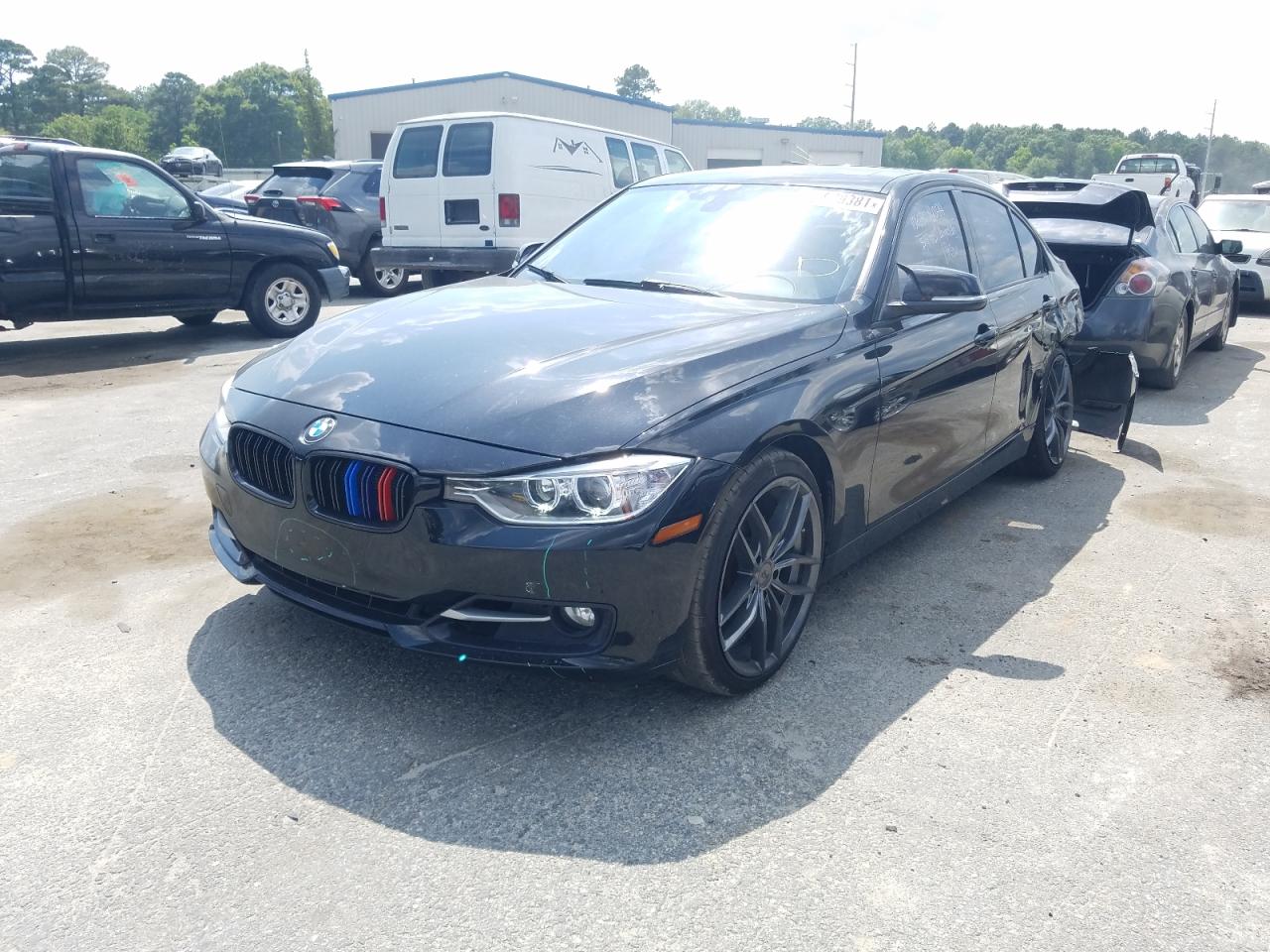 2014 Bmw 328 I Black vin: WBA3A5G54ENP29022