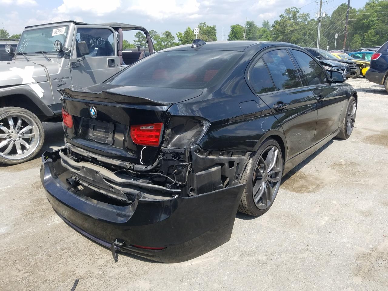 2014 Bmw 328 I Black vin: WBA3A5G54ENP29022