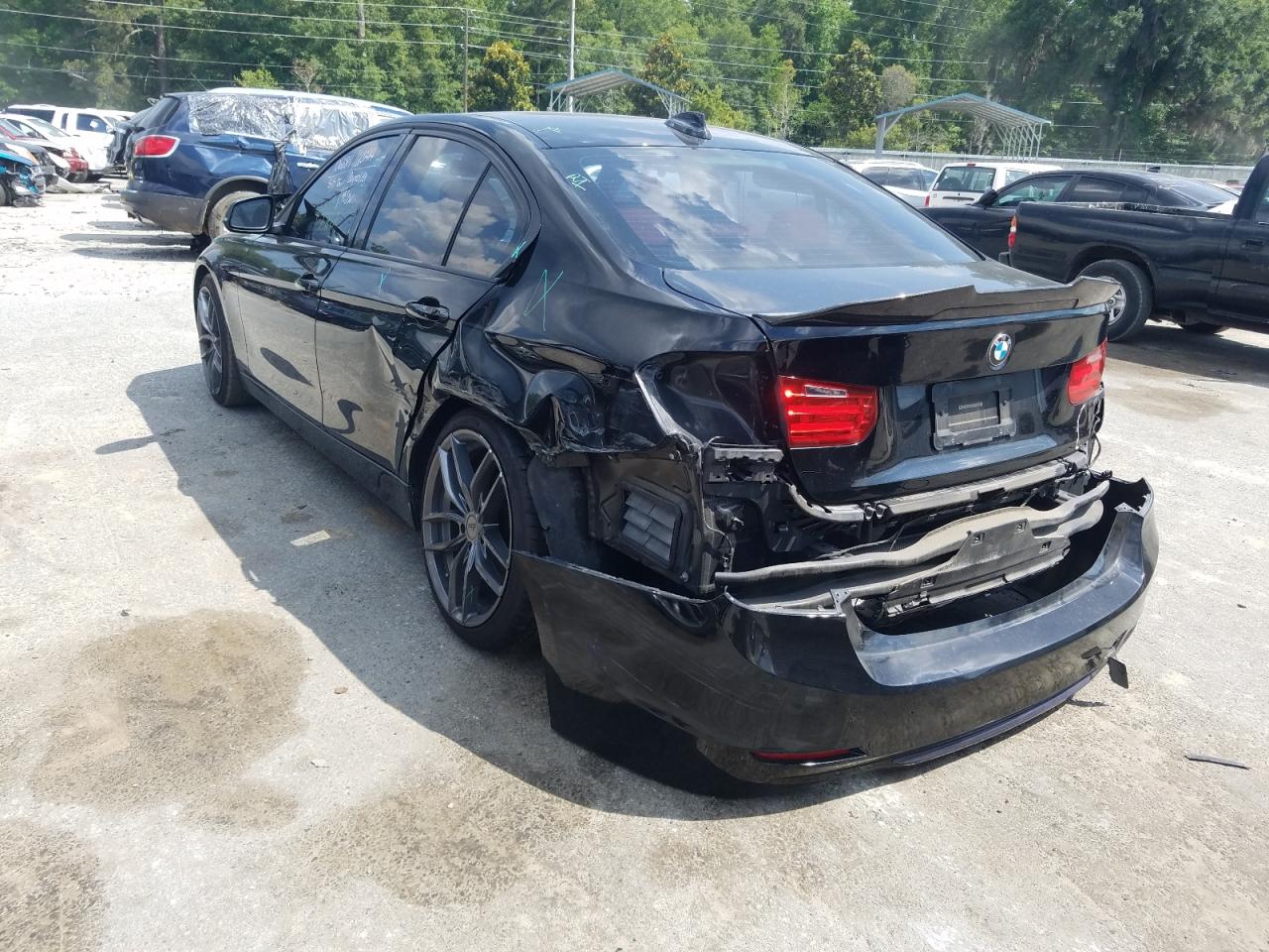 2014 Bmw 328 I Black vin: WBA3A5G54ENP29022