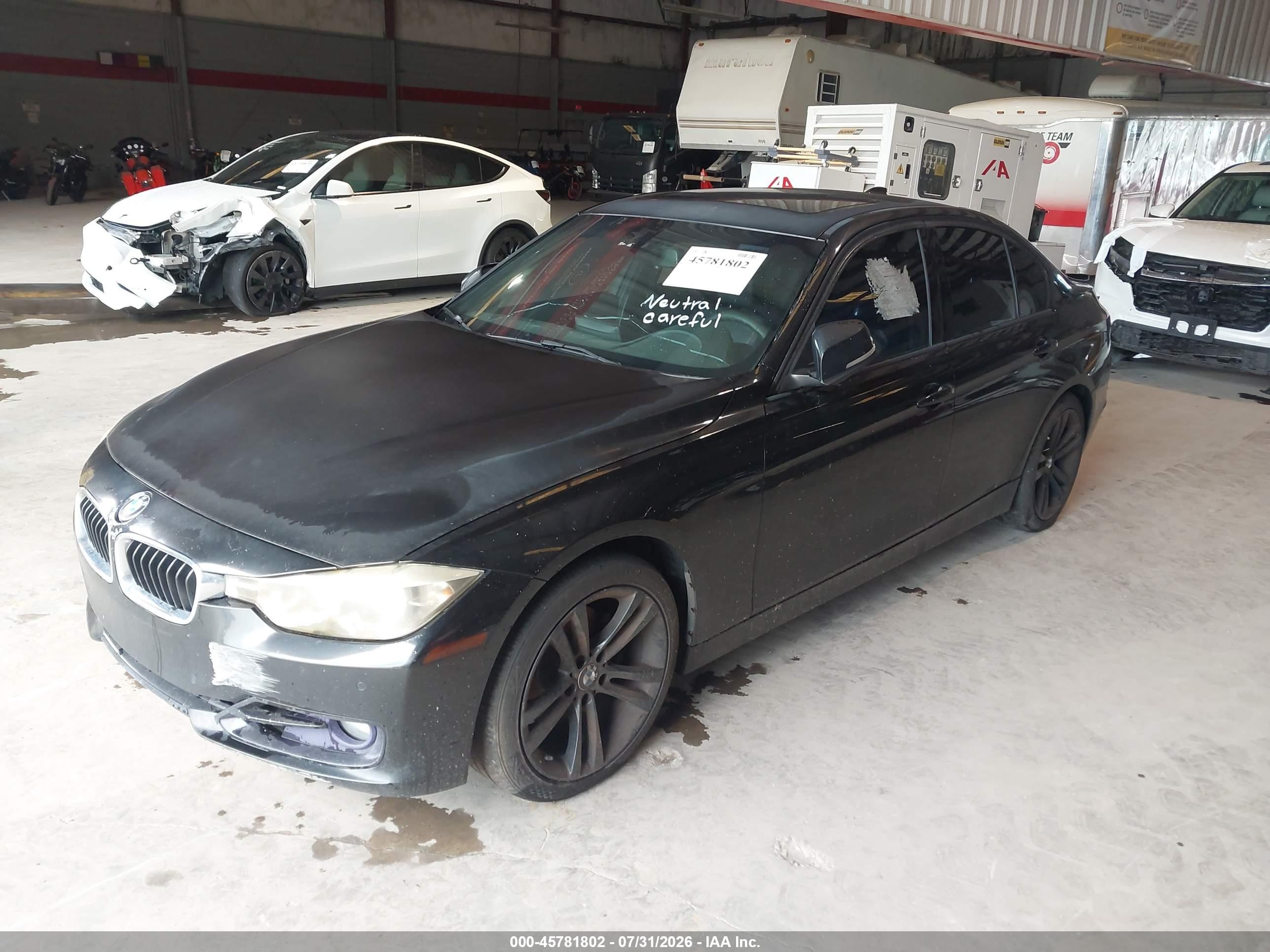 2014 Bmw 328i   Black vin: WBA3A5G54ENP31837