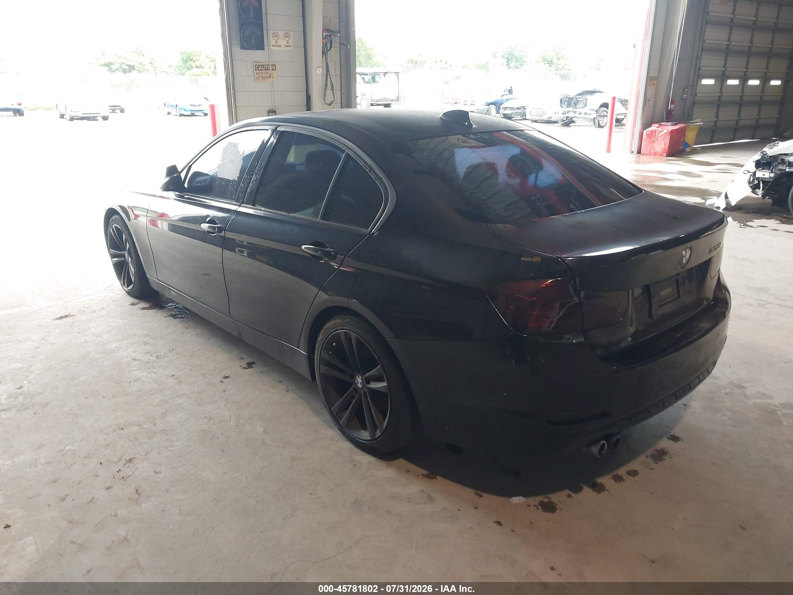 2014 Bmw 328i   Black vin: WBA3A5G54ENP31837