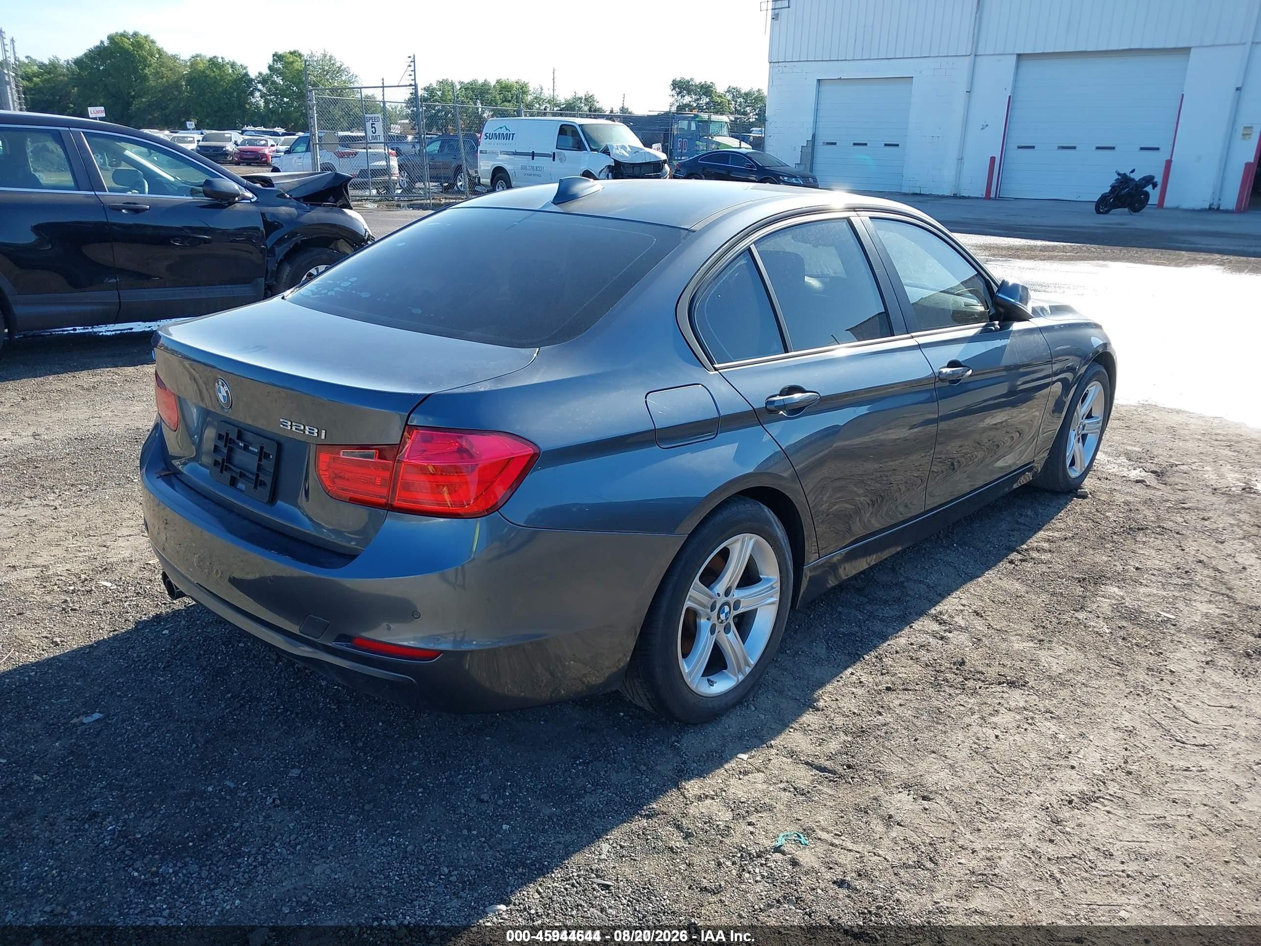 2014 Bmw 328i   Gray vin: WBA3A5G54ENP32034