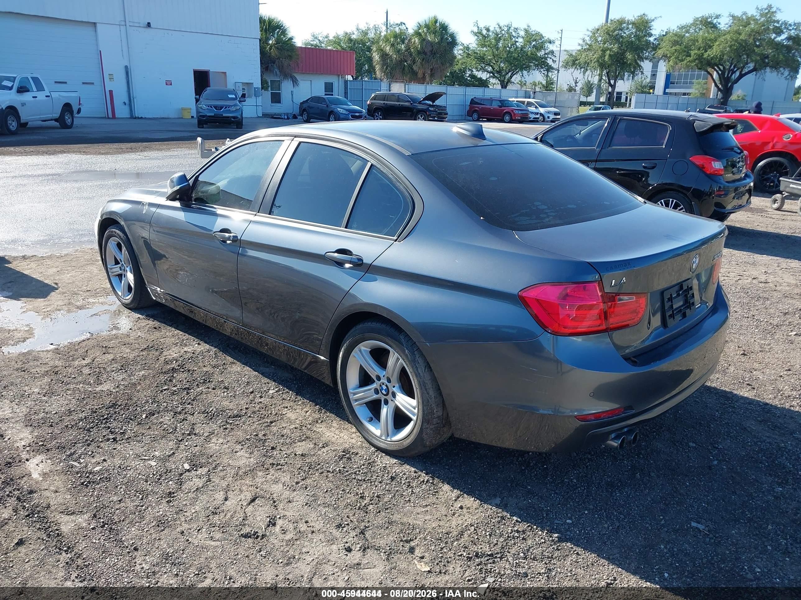 2014 Bmw 328i   Gray vin: WBA3A5G54ENP32034