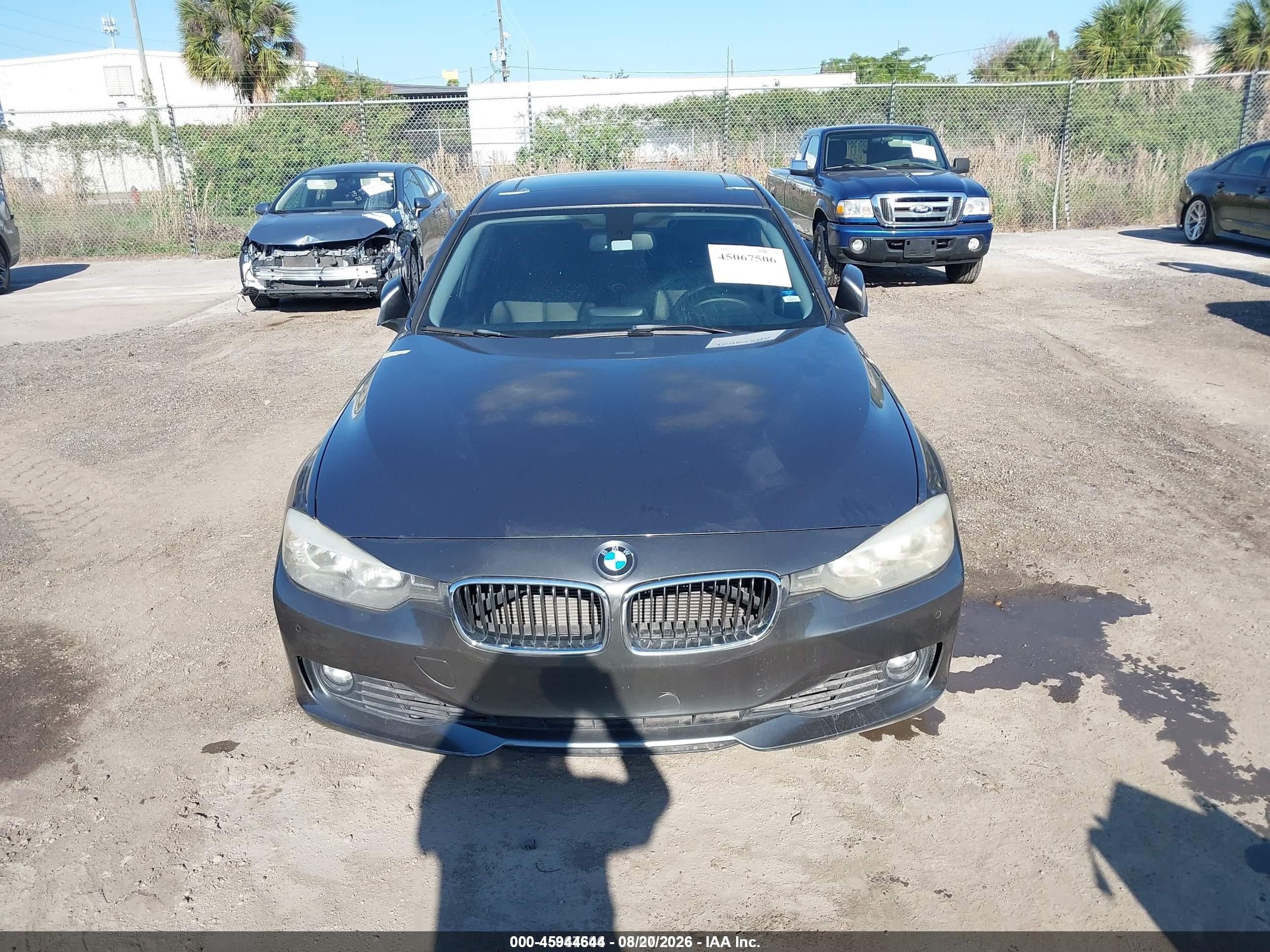 2014 Bmw 328i   Gray vin: WBA3A5G54ENP32034