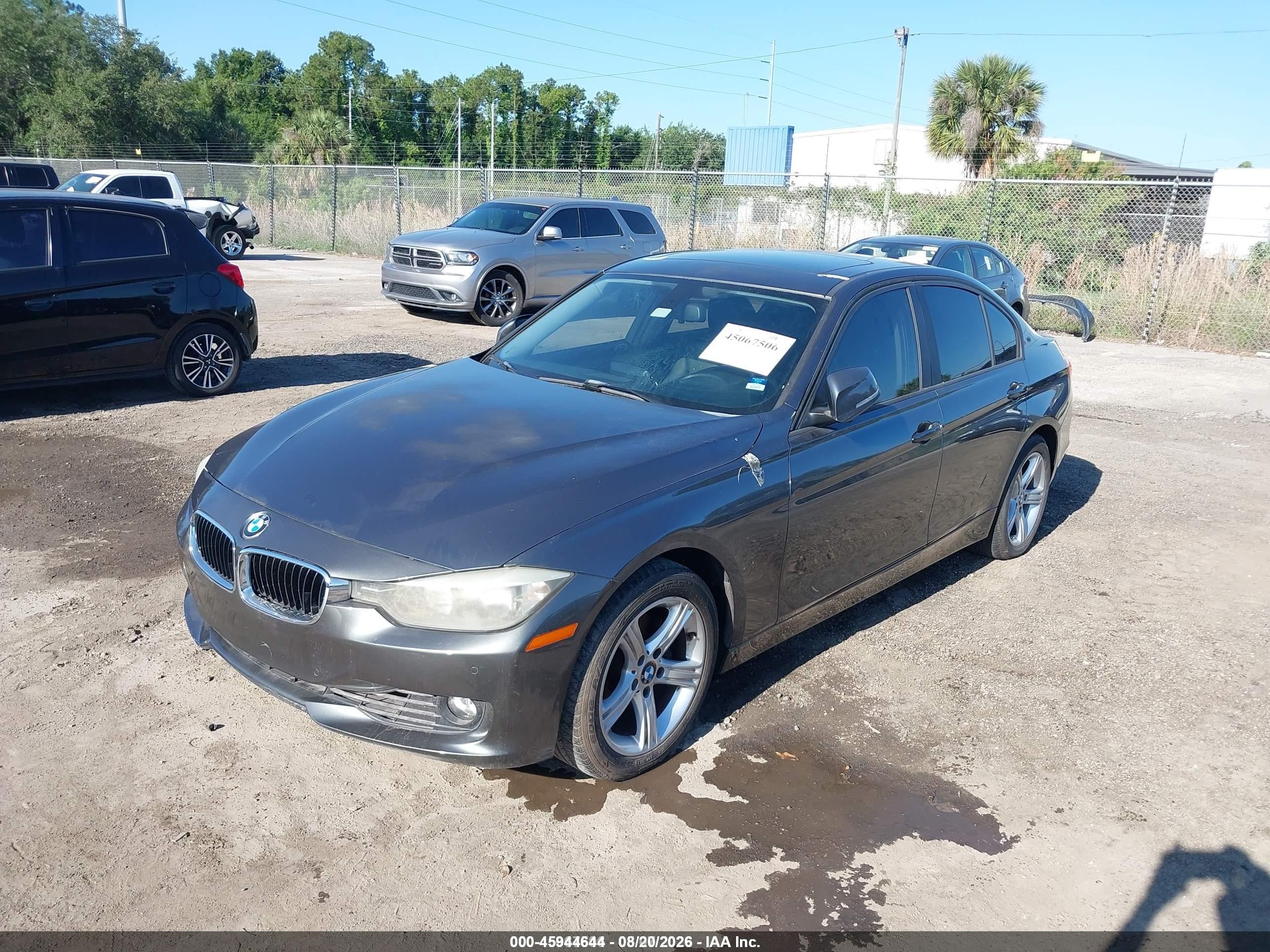 2014 Bmw 328i   Gray vin: WBA3A5G54ENP32034