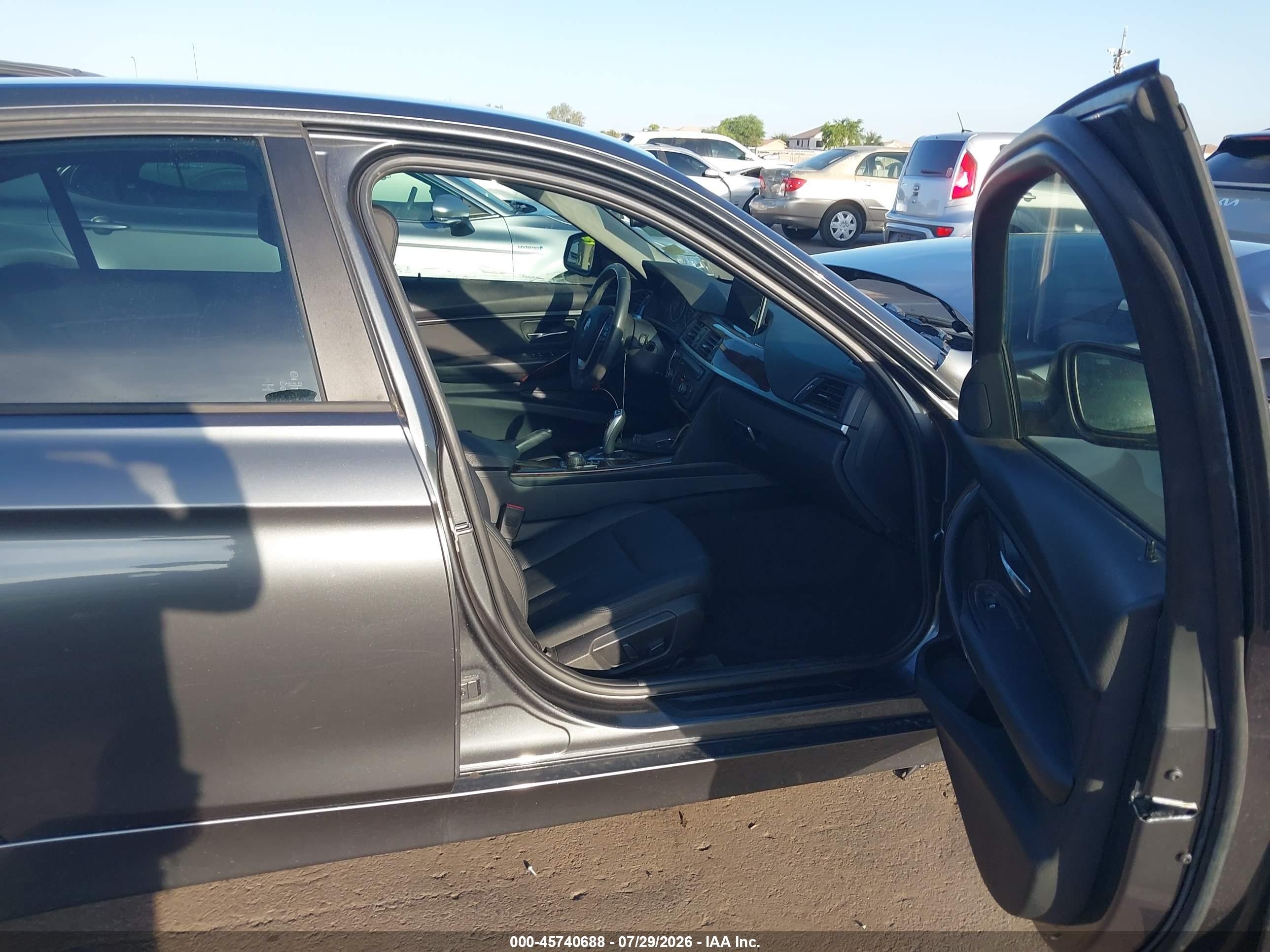 2014 Bmw 328i   Gray vin: WBA3A5G54ENP32485