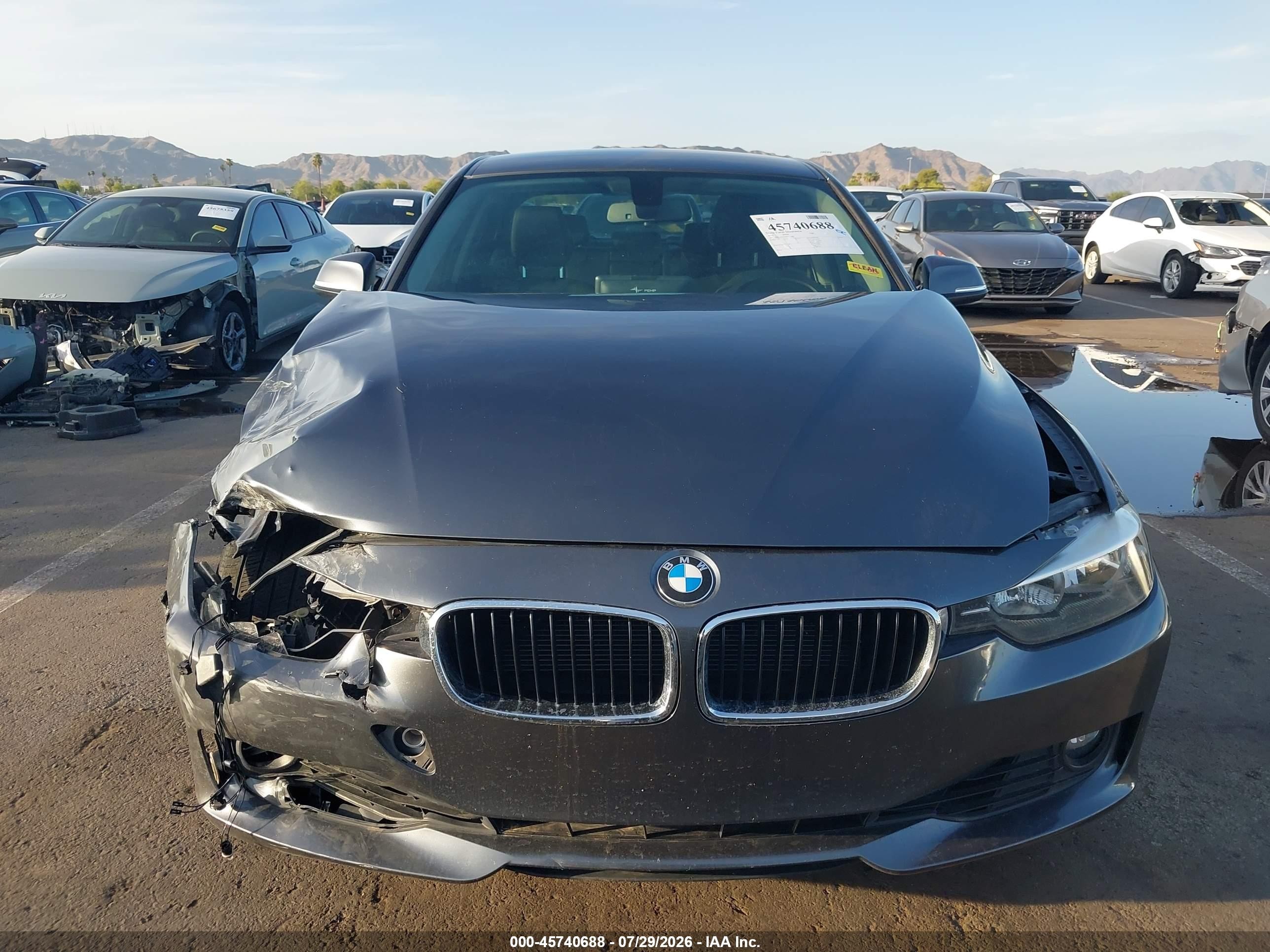 2014 Bmw 328i   Gray vin: WBA3A5G54ENP32485