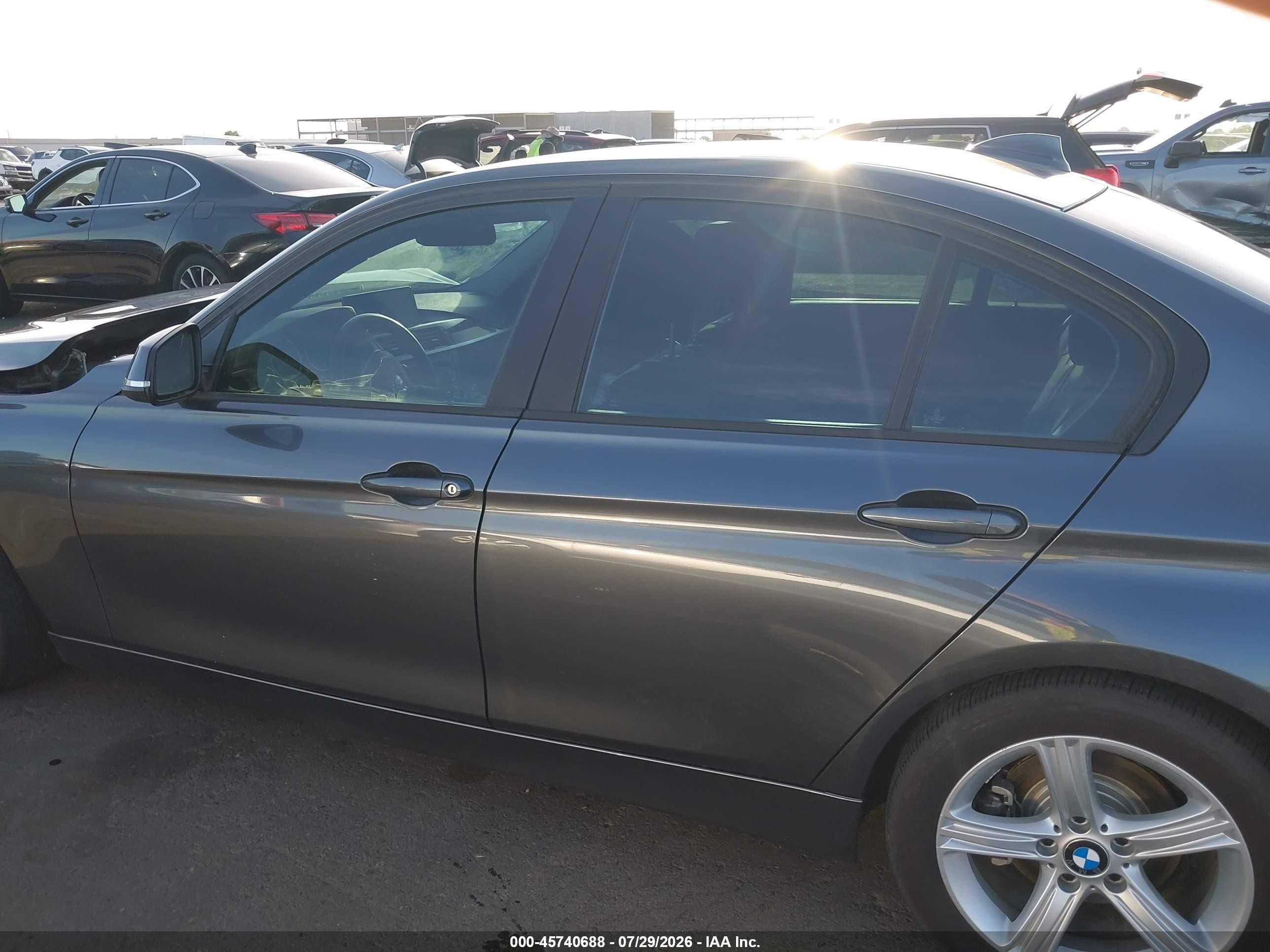 2014 Bmw 328i   Gray vin: WBA3A5G54ENP32485