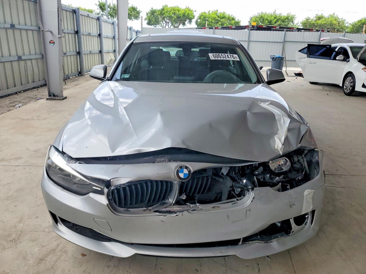 2015 Bmw 328 I Silver vin: WBA3A5G54FNS82192