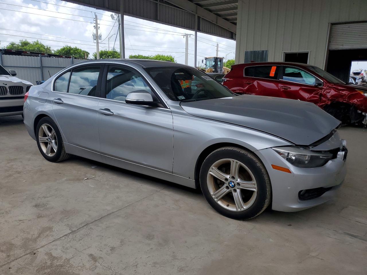 2015 Bmw 328 I Silver vin: WBA3A5G54FNS82192