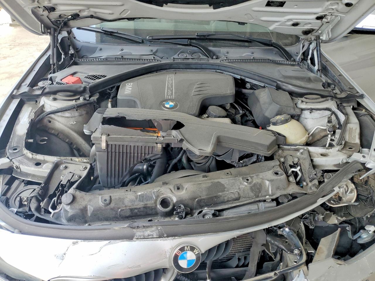 2015 Bmw 328 I Silver vin: WBA3A5G54FNS82192
