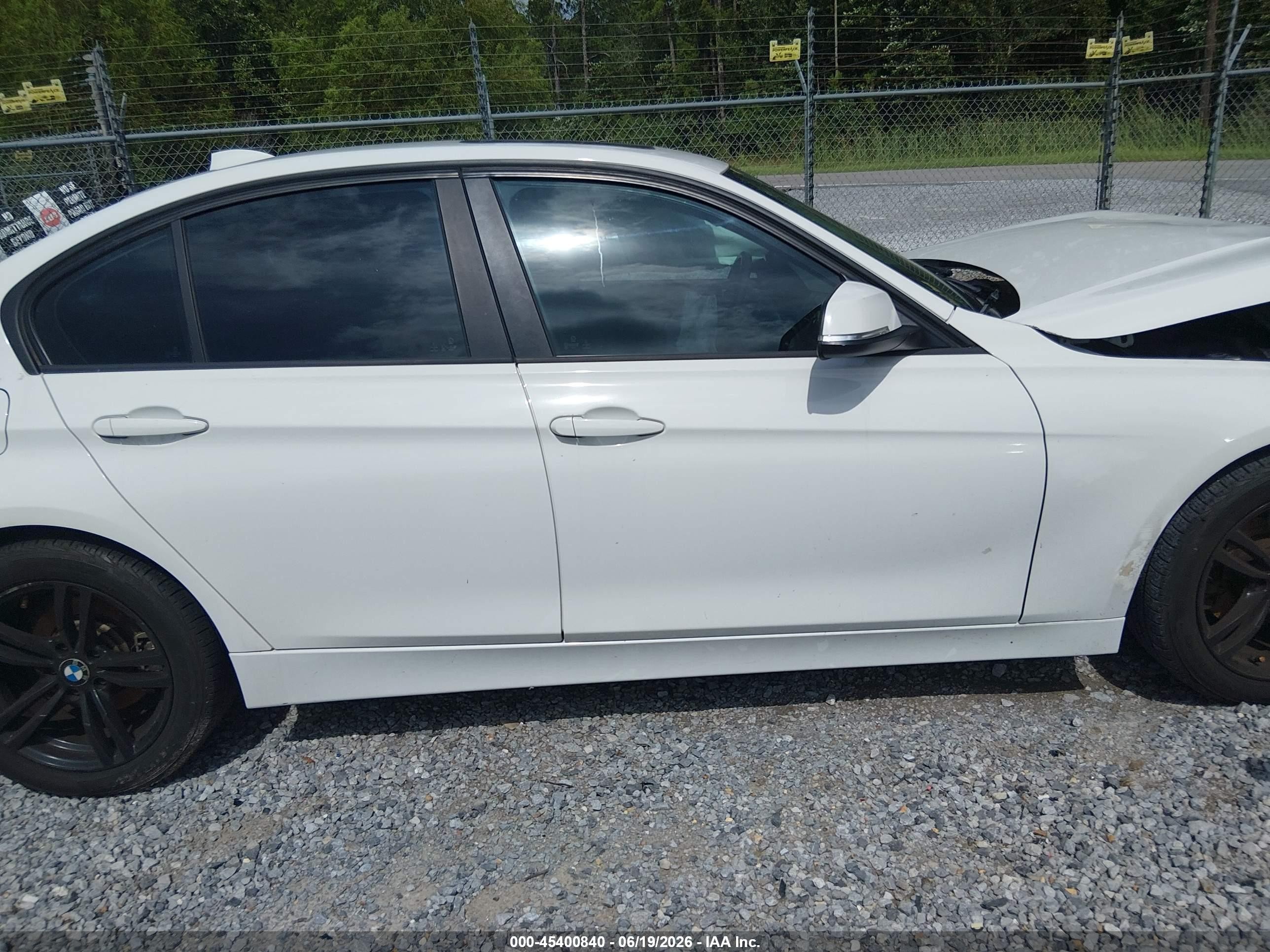2015 Bmw 328i   White vin: WBA3A5G54FNS87621