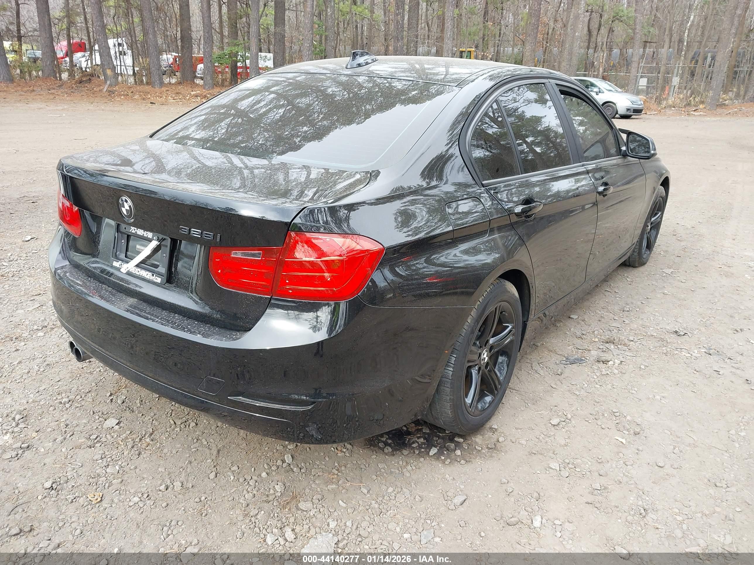 2015 Bmw 328i Black vin: WBA3A5G54FNS90129
