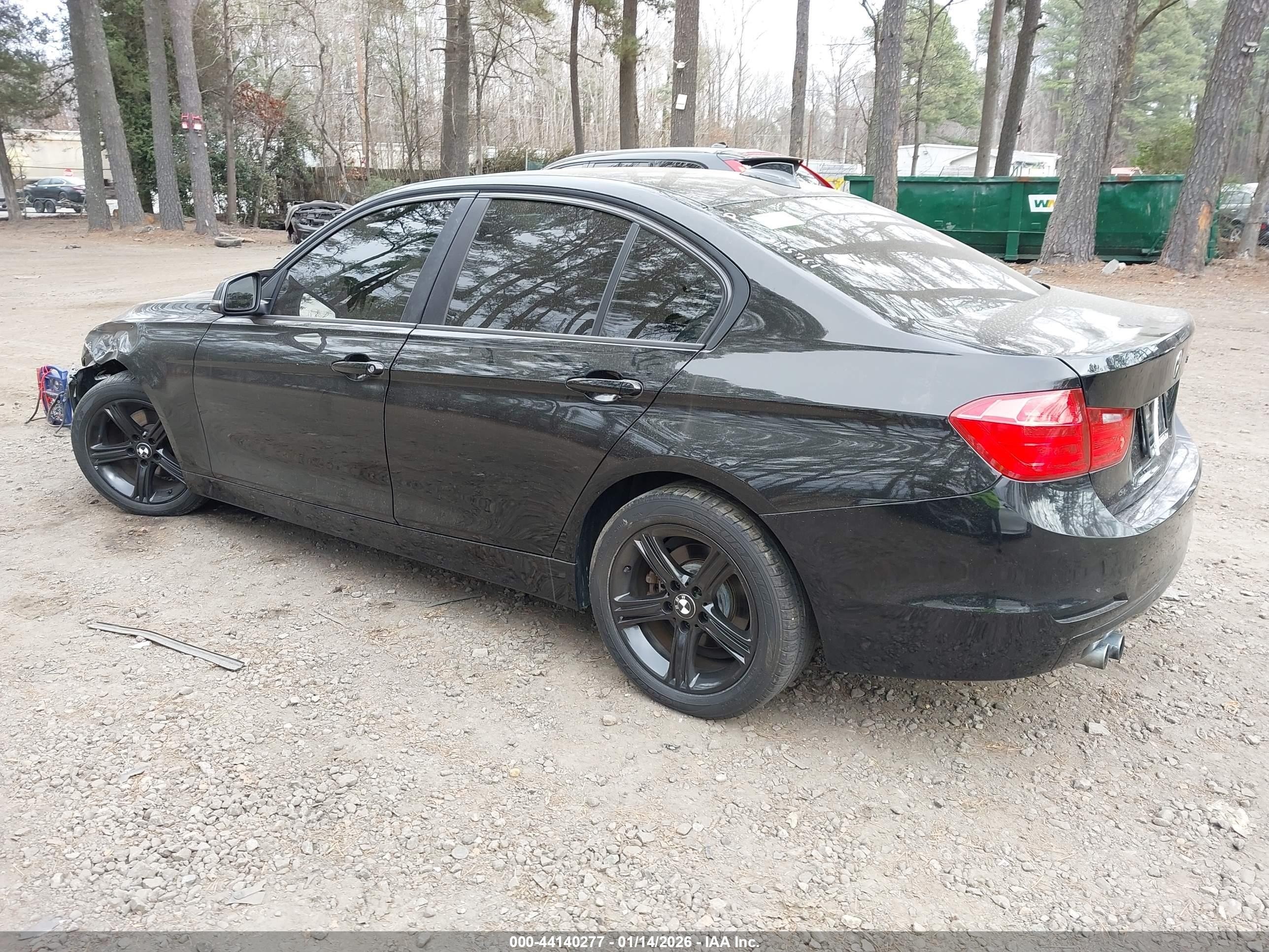 2015 Bmw 328i Black vin: WBA3A5G54FNS90129