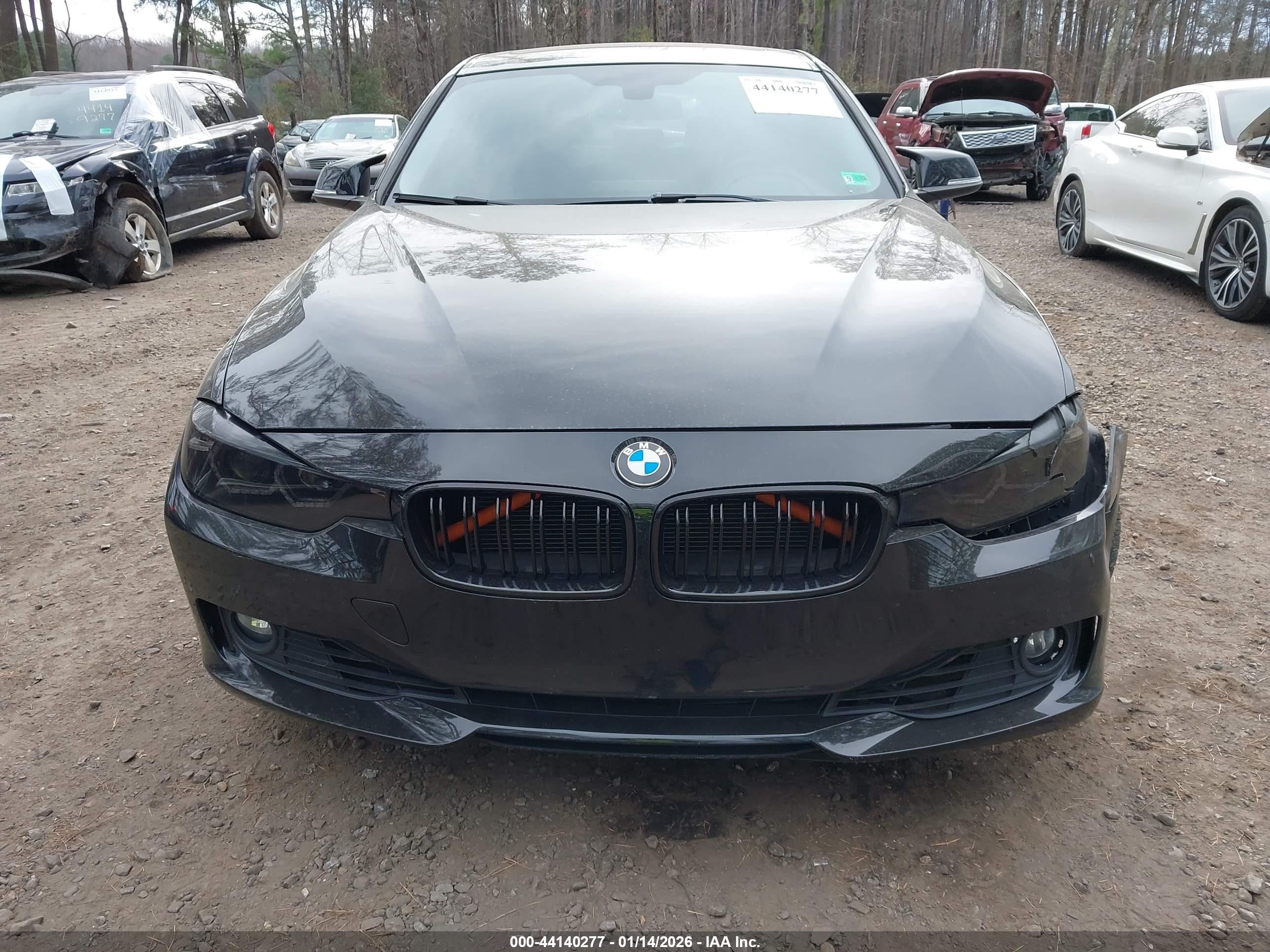 2015 Bmw 328i Black vin: WBA3A5G54FNS90129