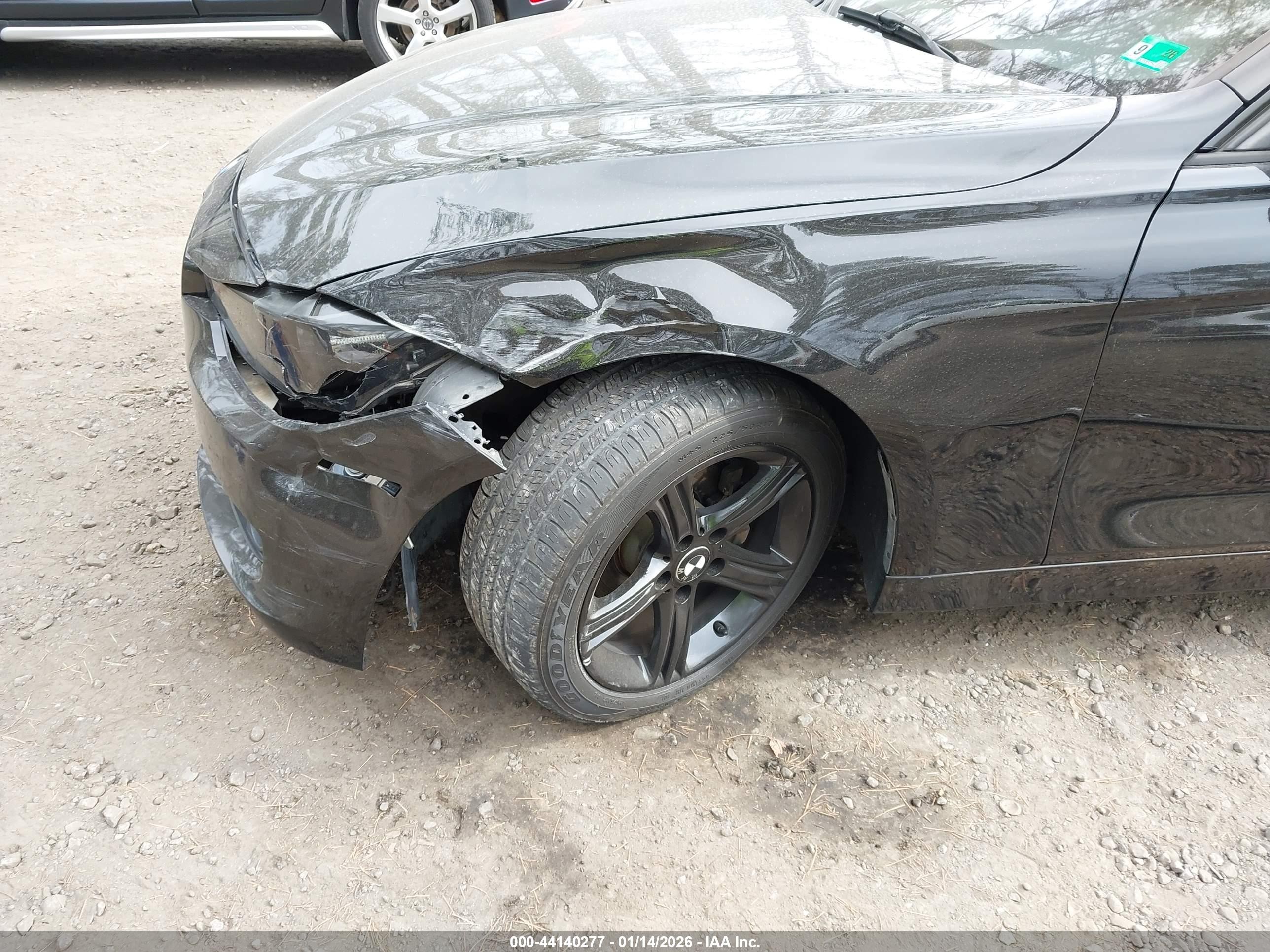 2015 Bmw 328i Black vin: WBA3A5G54FNS90129