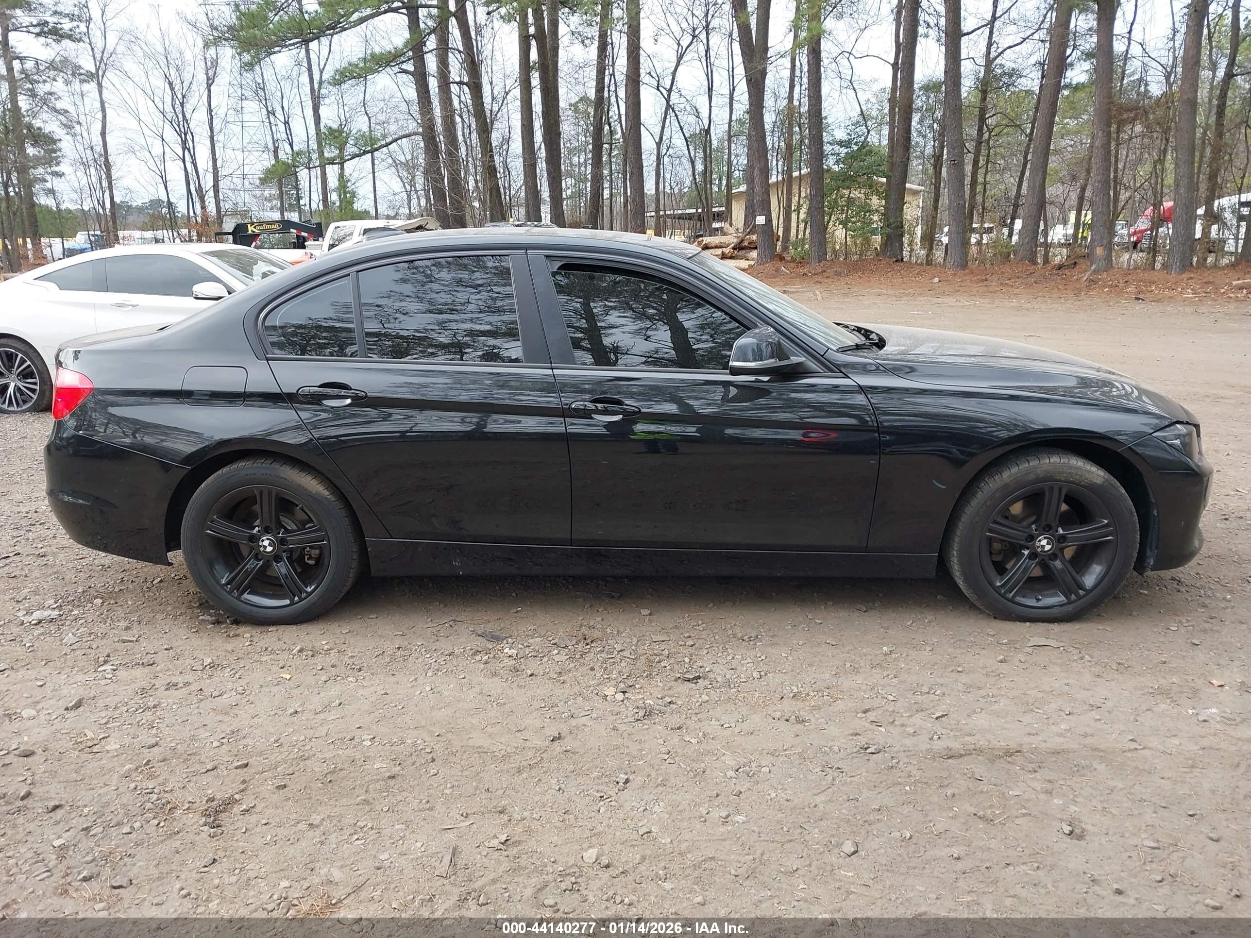 2015 Bmw 328i Black vin: WBA3A5G54FNS90129