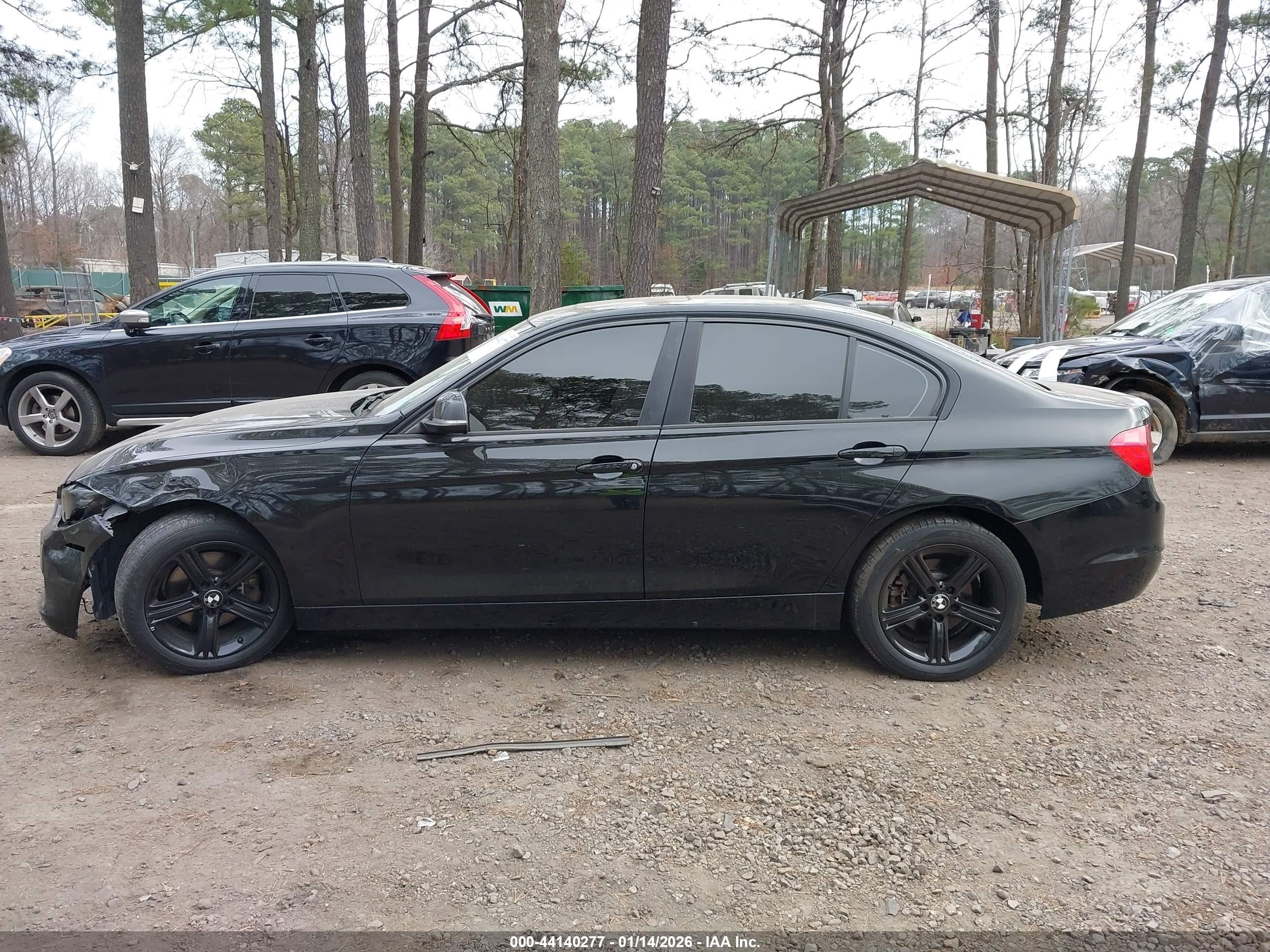 2015 Bmw 328i Black vin: WBA3A5G54FNS90129