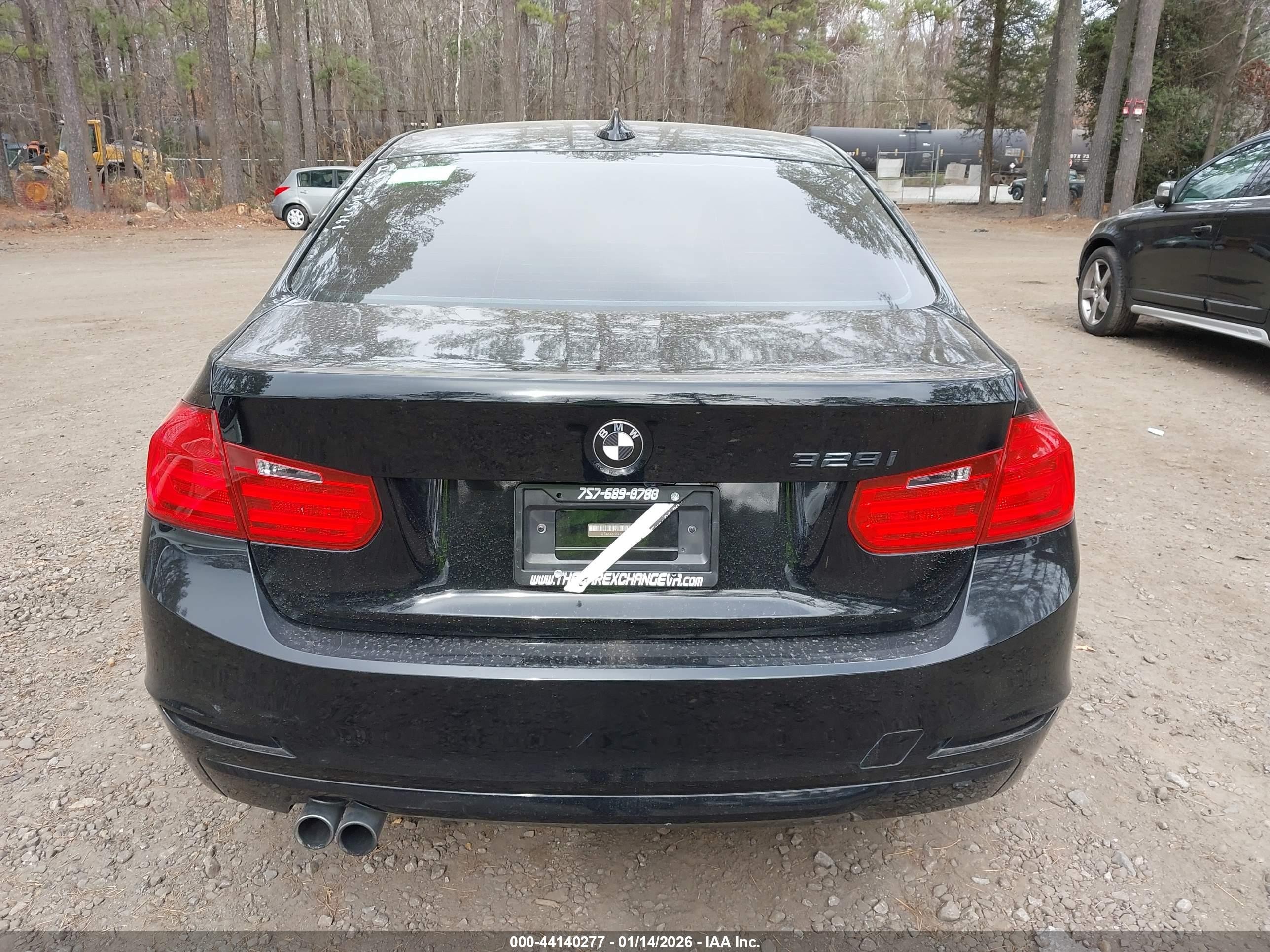 2015 Bmw 328i Black vin: WBA3A5G54FNS90129