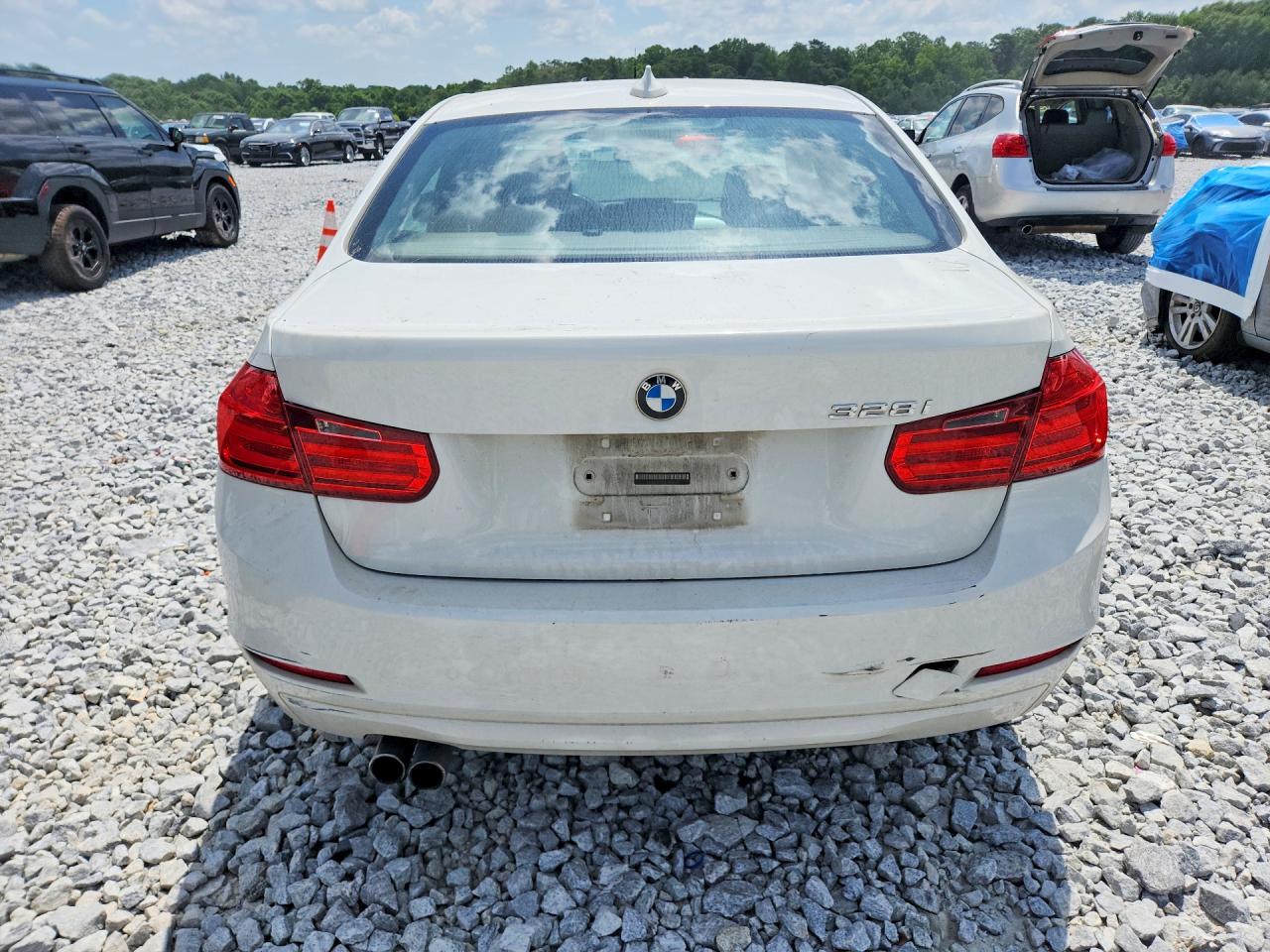 2013 Bmw 328 I White vin: WBA3A5G55DNP18965
