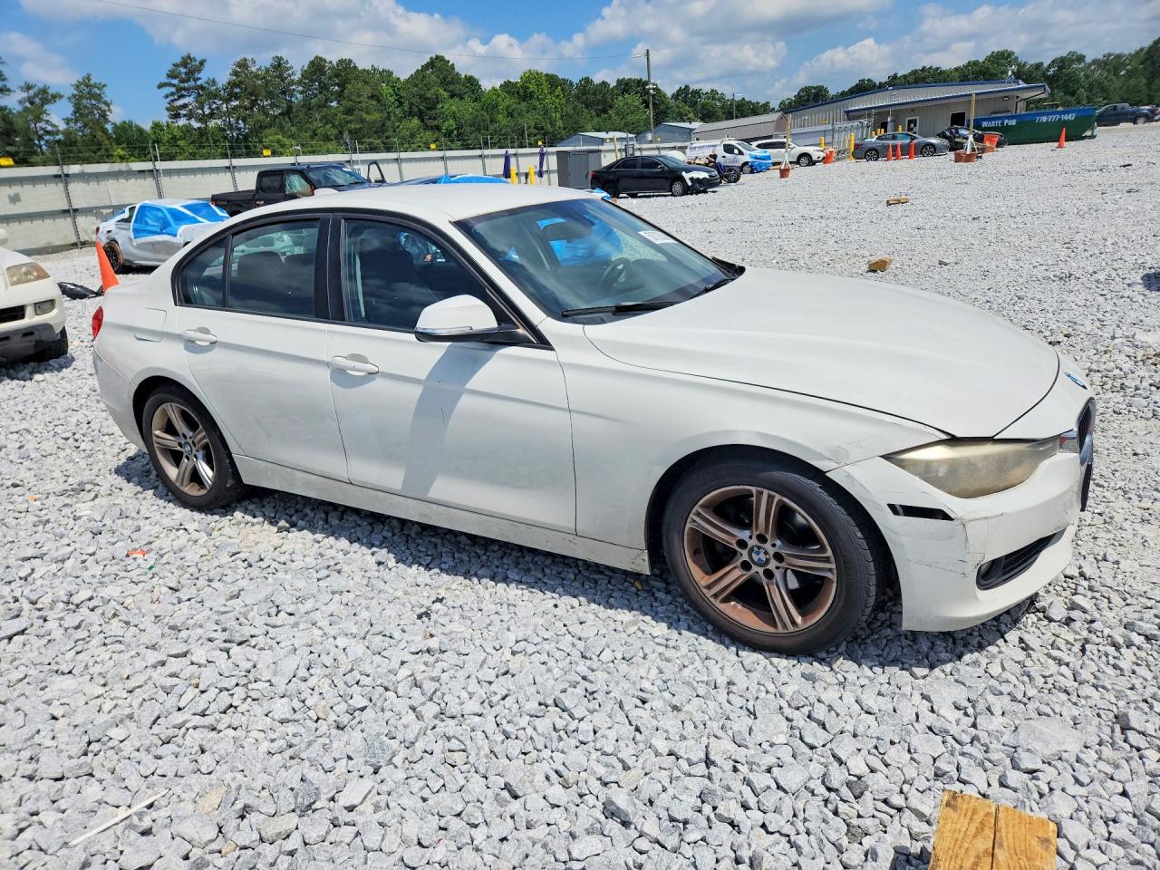 2013 Bmw 328 I White vin: WBA3A5G55DNP18965