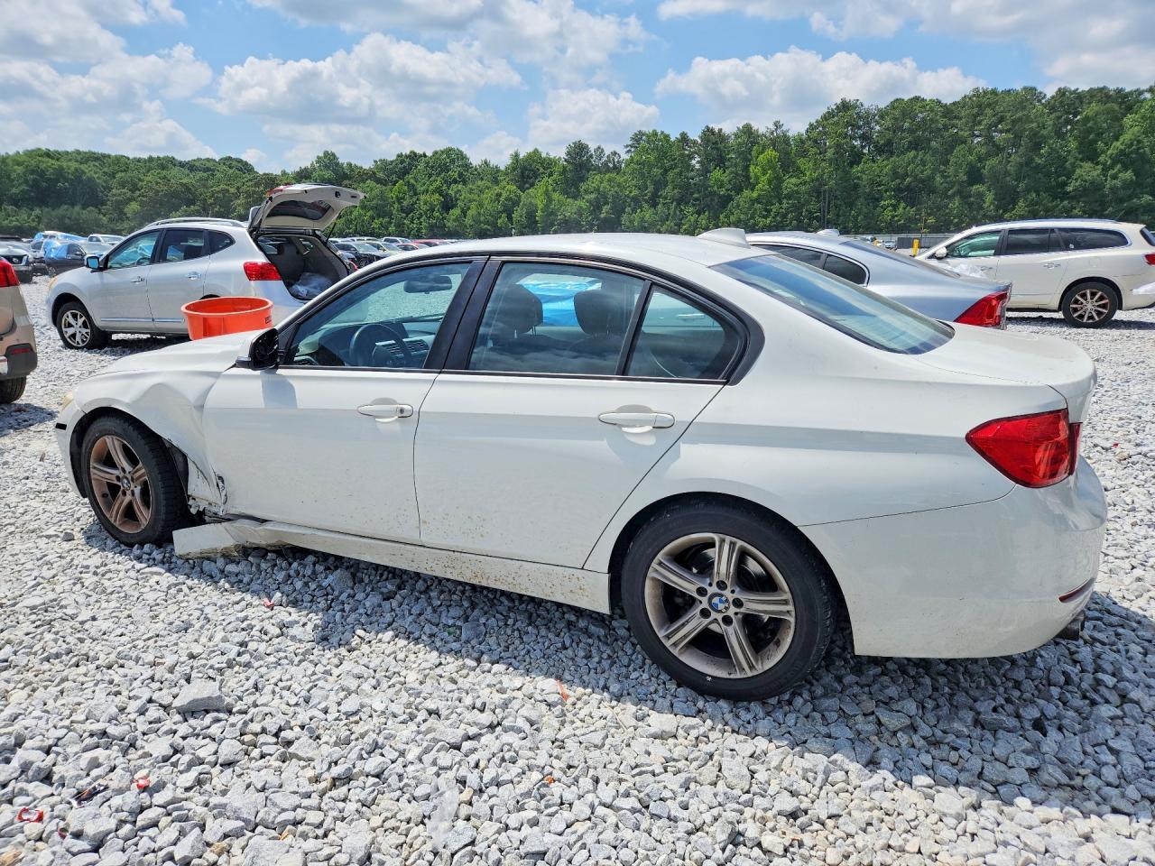 2013 Bmw 328 I White vin: WBA3A5G55DNP18965