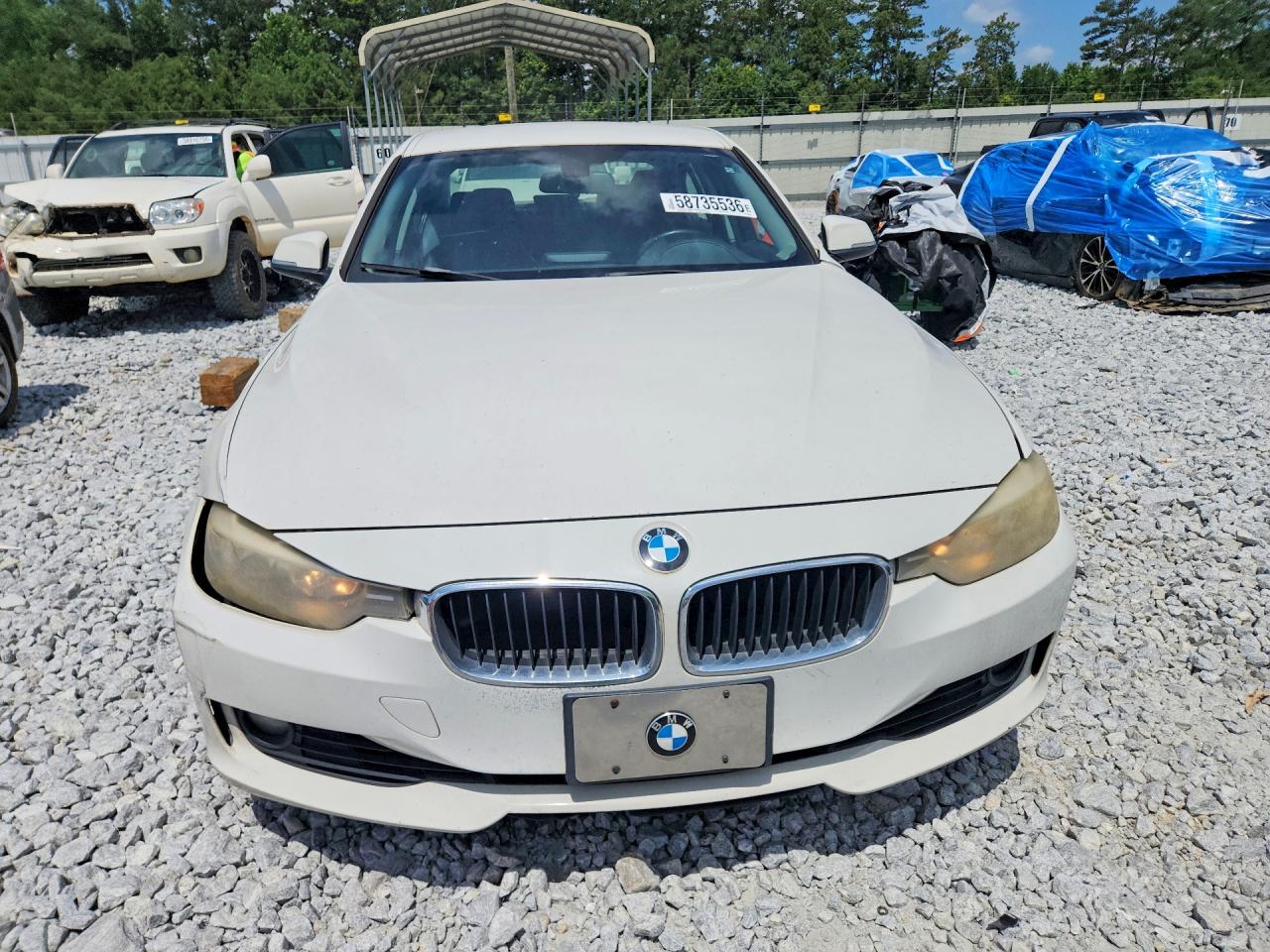 2013 Bmw 328 I White vin: WBA3A5G55DNP18965
