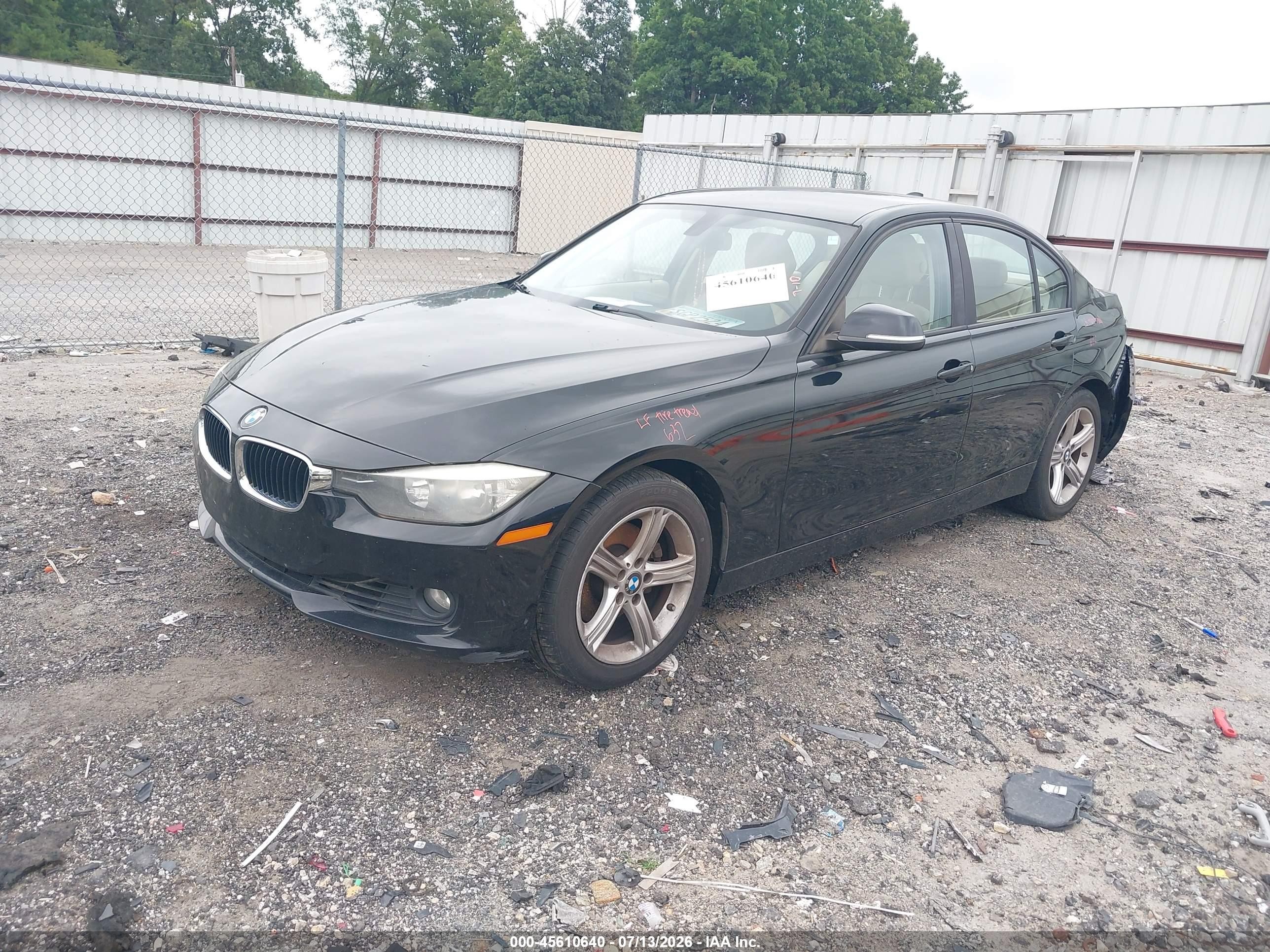 2013 Bmw 328i   Black vin: WBA3A5G55DNP23759