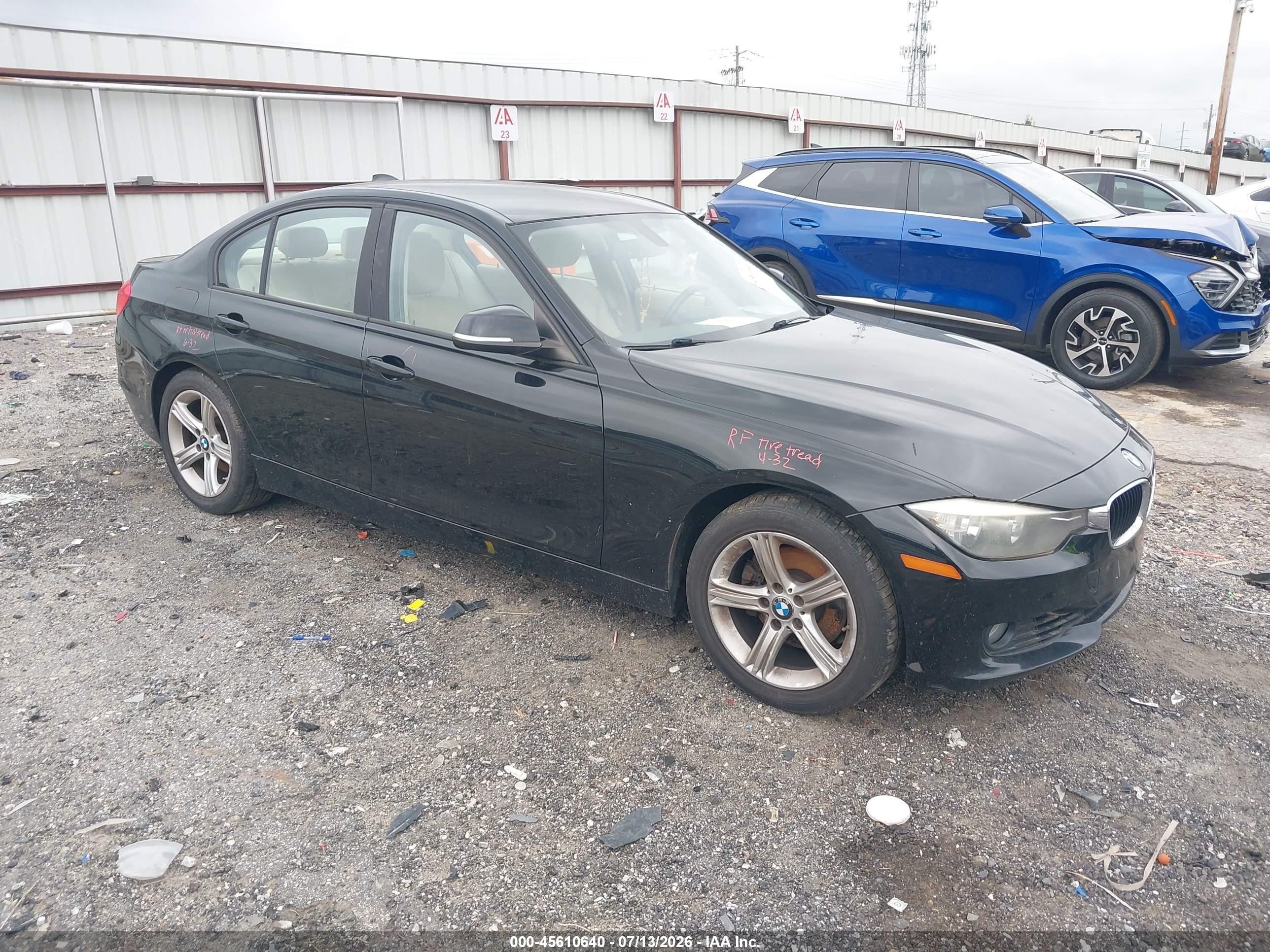 2013 Bmw 328i   Black vin: WBA3A5G55DNP23759
