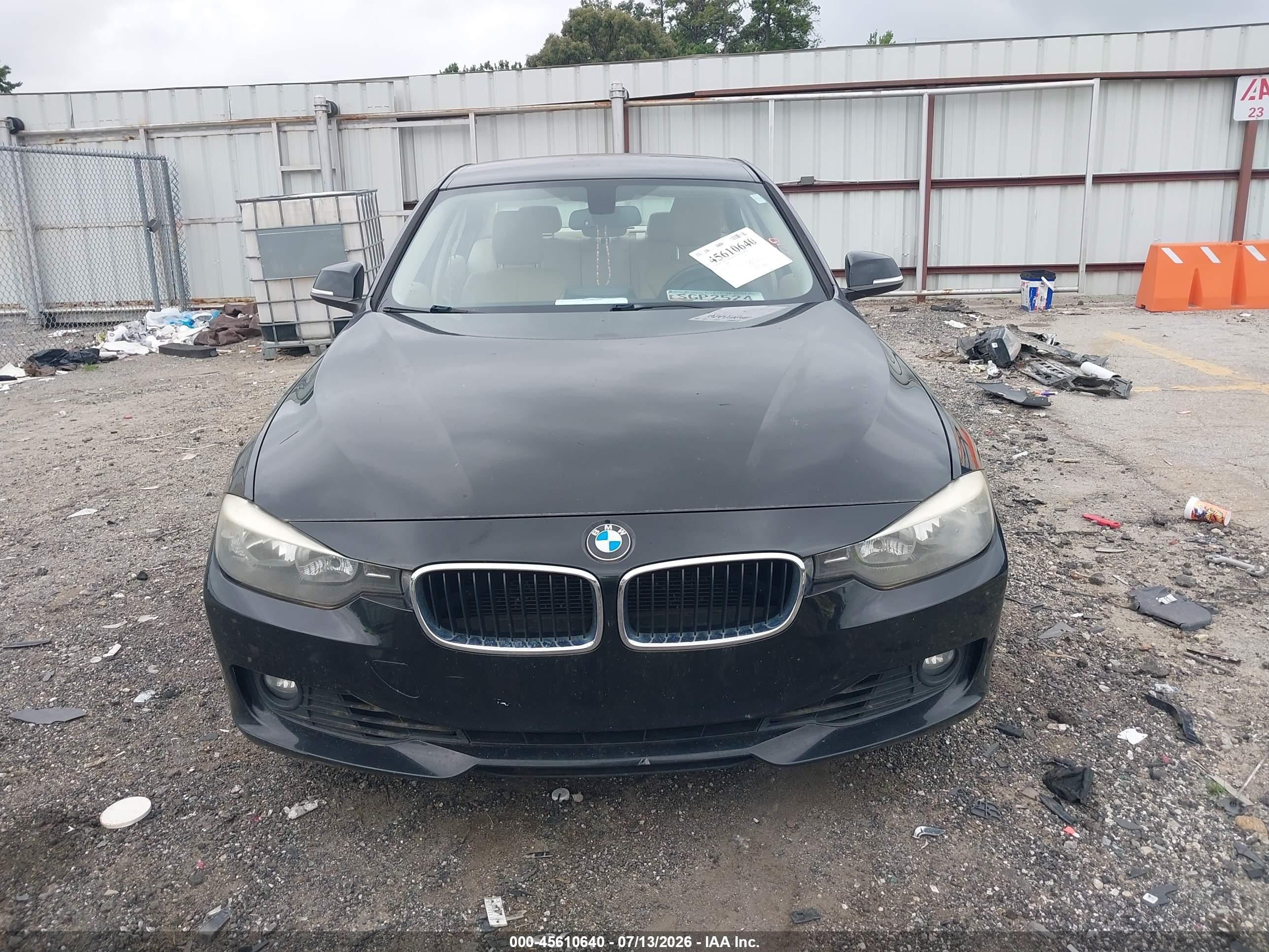 2013 Bmw 328i   Black vin: WBA3A5G55DNP23759