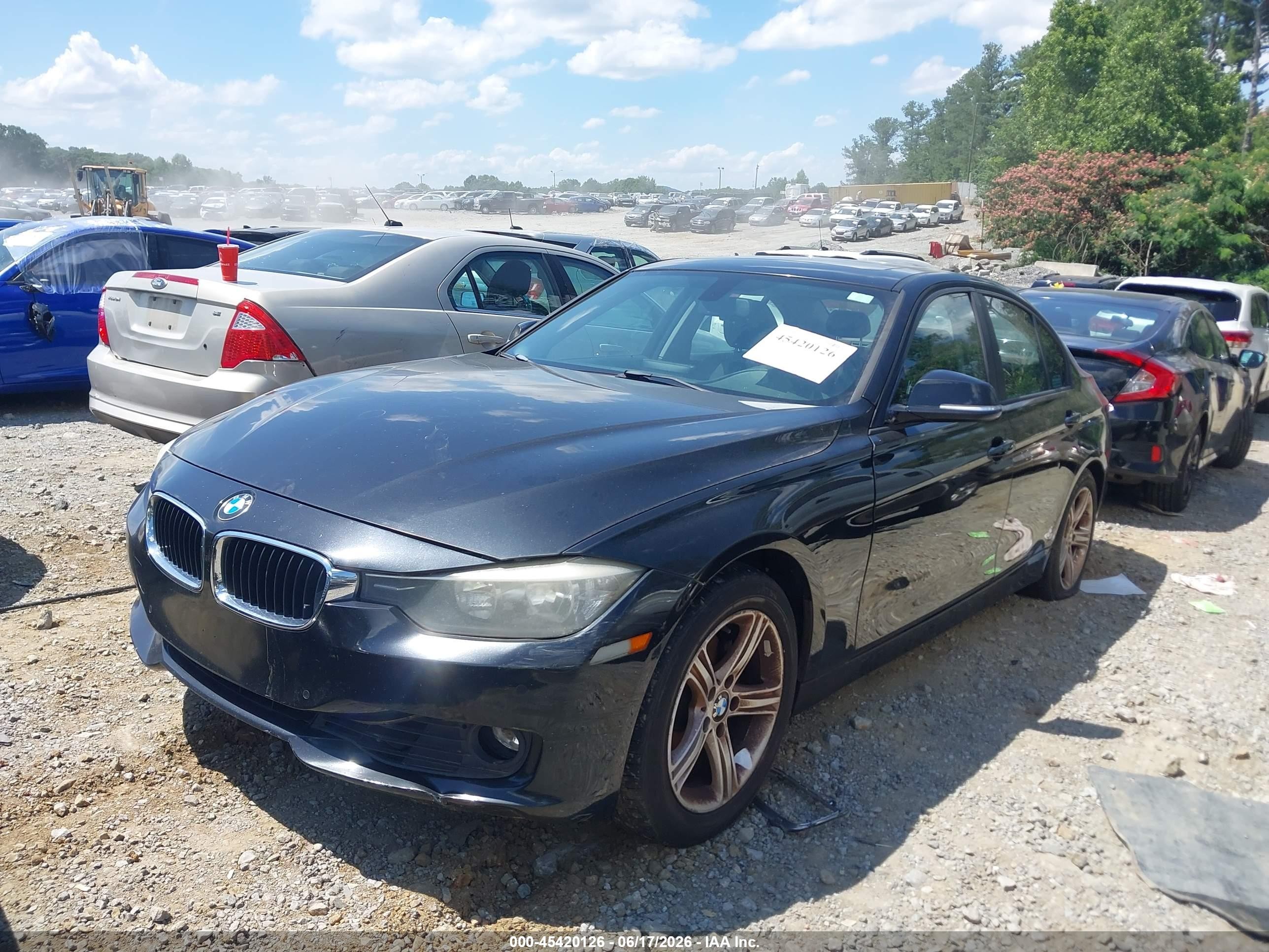 2014 Bmw 328i   Black vin: WBA3A5G55ENP31135