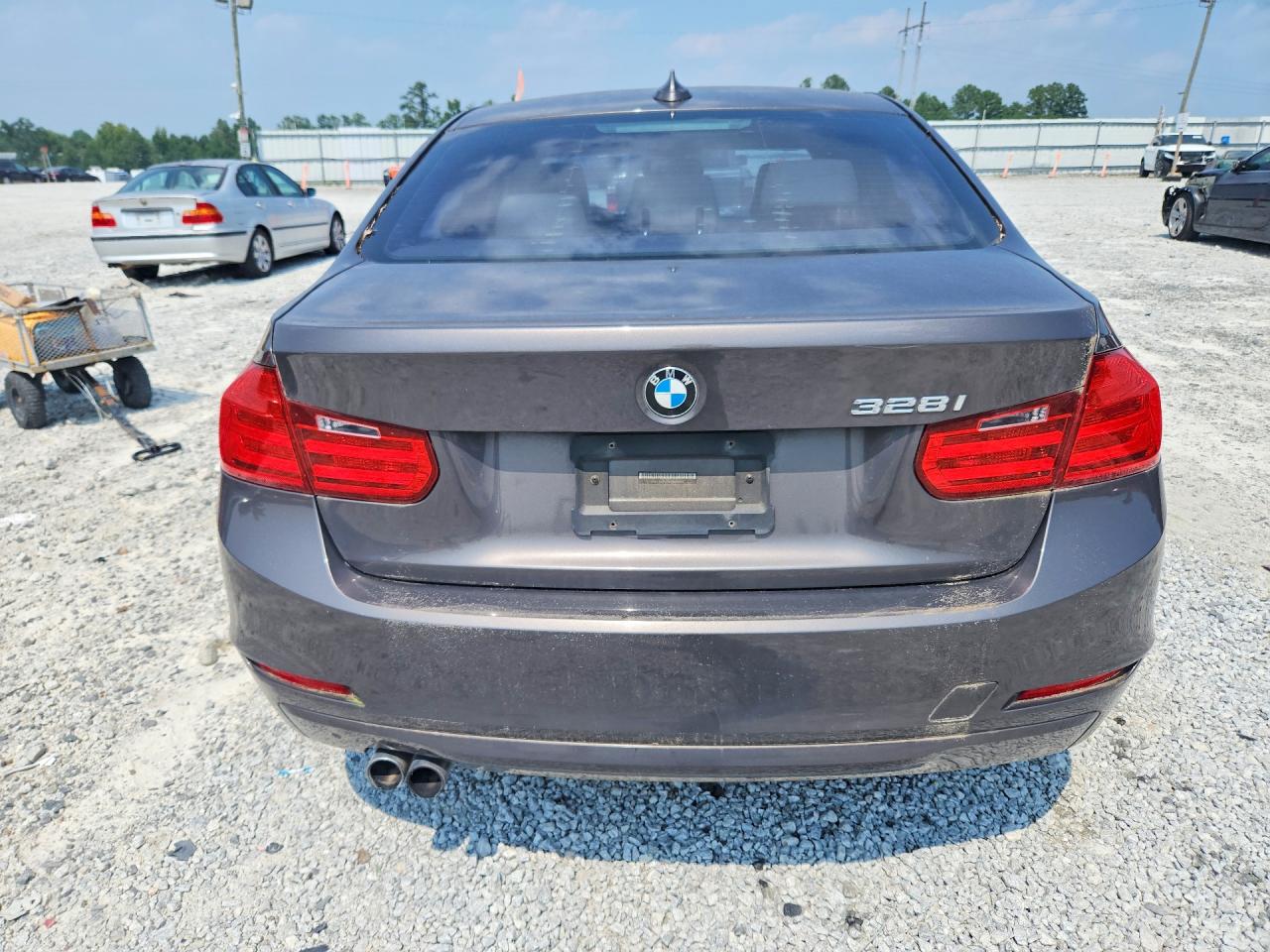 2014 Bmw 328 I Gray vin: WBA3A5G55ENP33175