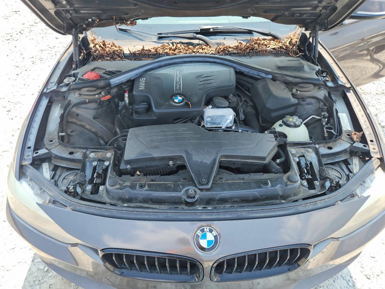 2014 Bmw 328 I Gray vin: WBA3A5G55ENP33175