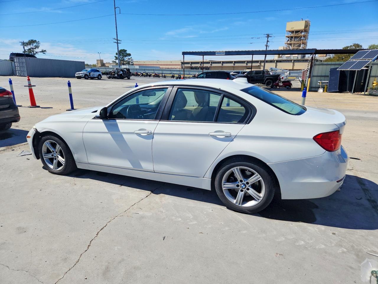 2014 Bmw 328 I White vin: WBA3A5G55ENP33452