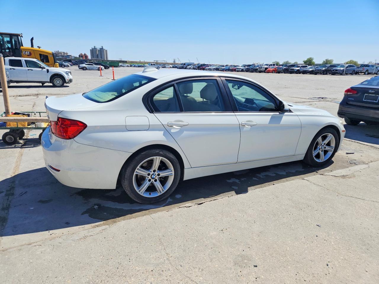 2014 Bmw 328 I White vin: WBA3A5G55ENP33452