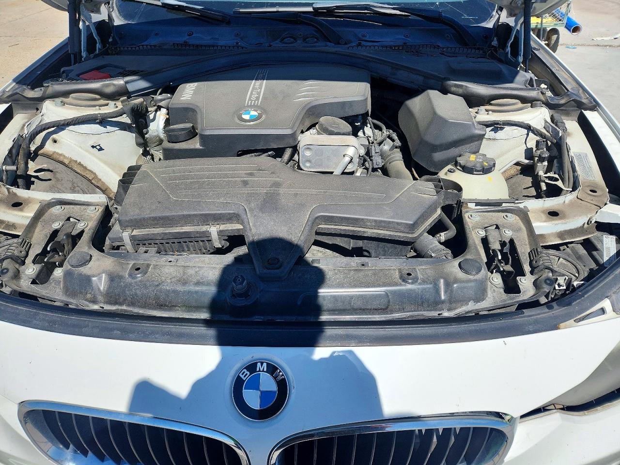 2014 Bmw 328 I White vin: WBA3A5G55ENP33452