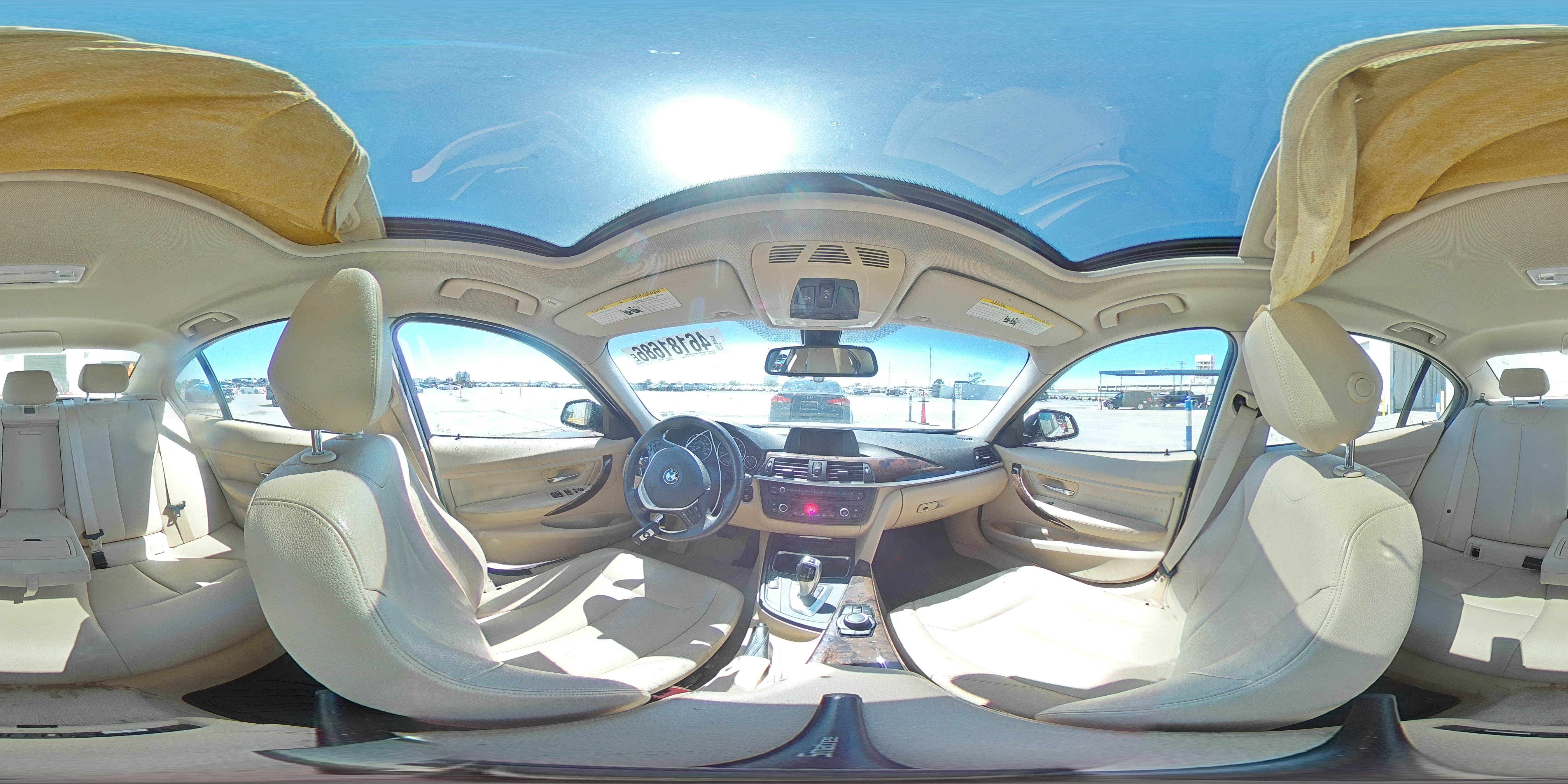 2014 Bmw 328 I White vin: WBA3A5G55ENP33452
