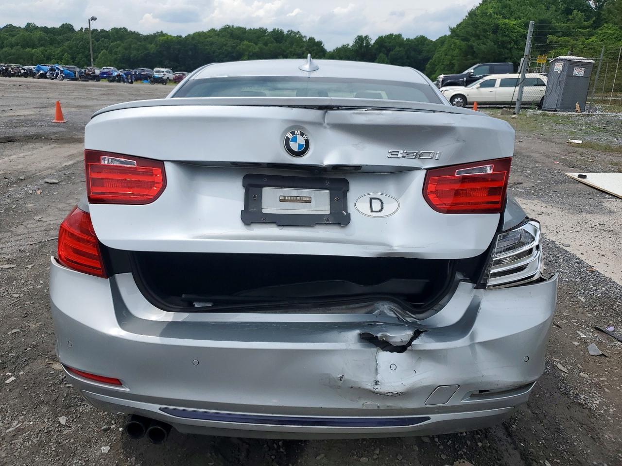2015 Bmw 328 I Silver vin: WBA3A5G55FNN66348
