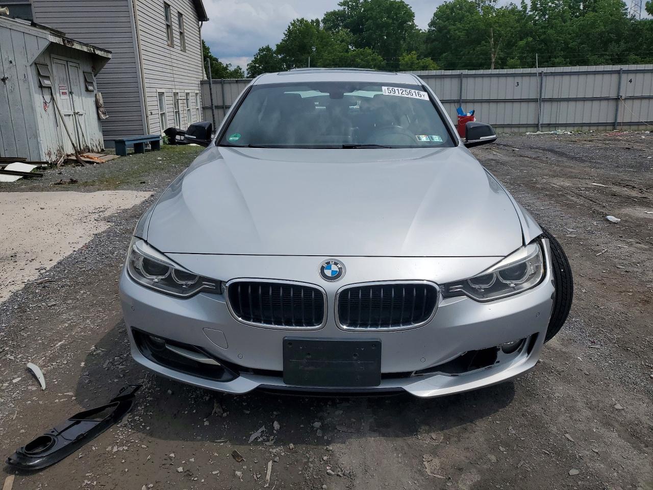 2015 Bmw 328 I Silver vin: WBA3A5G55FNN66348