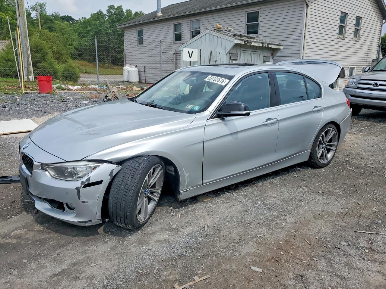 2015 Bmw 328 I Silver vin: WBA3A5G55FNN66348